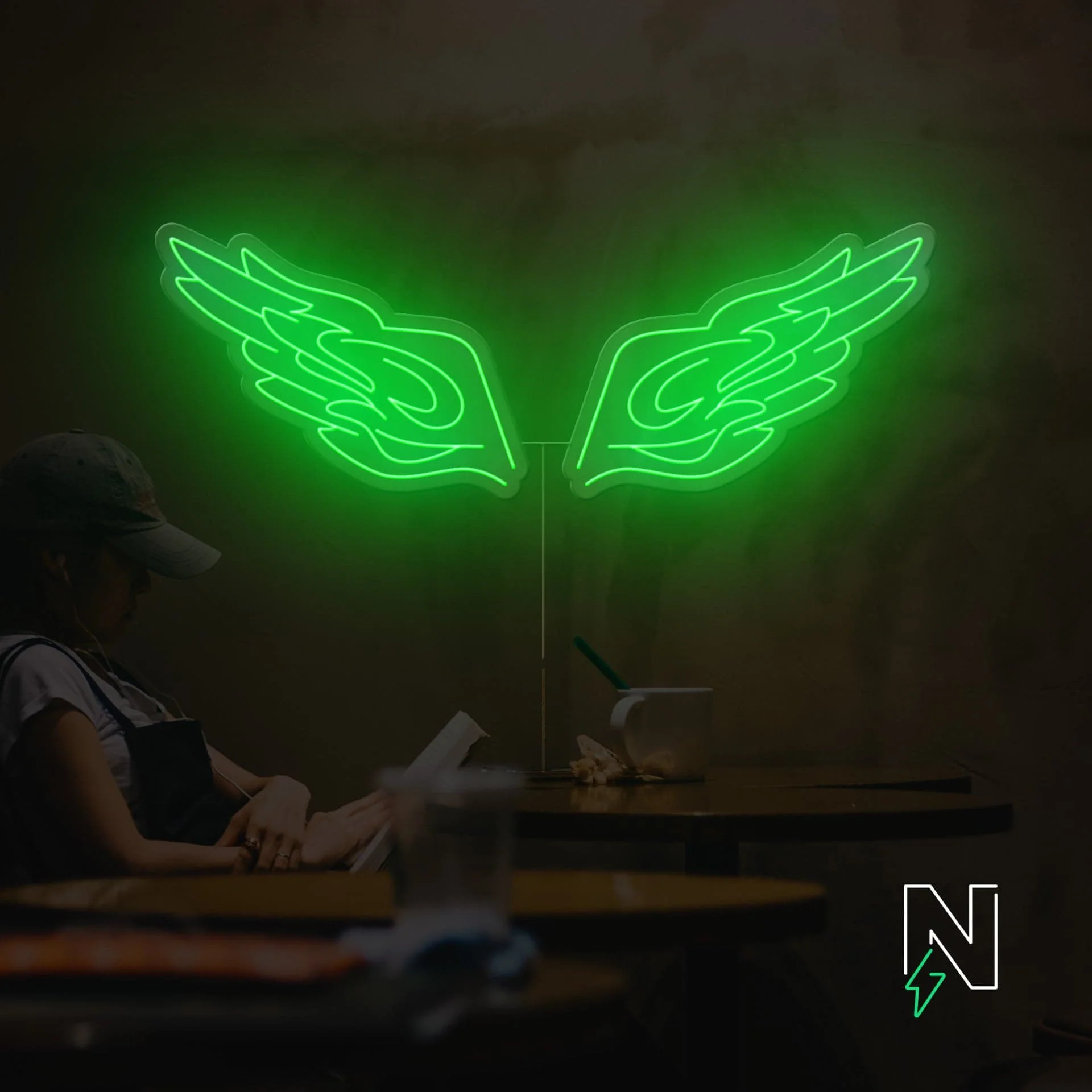 Icy Wings Neon Sign - Image 6