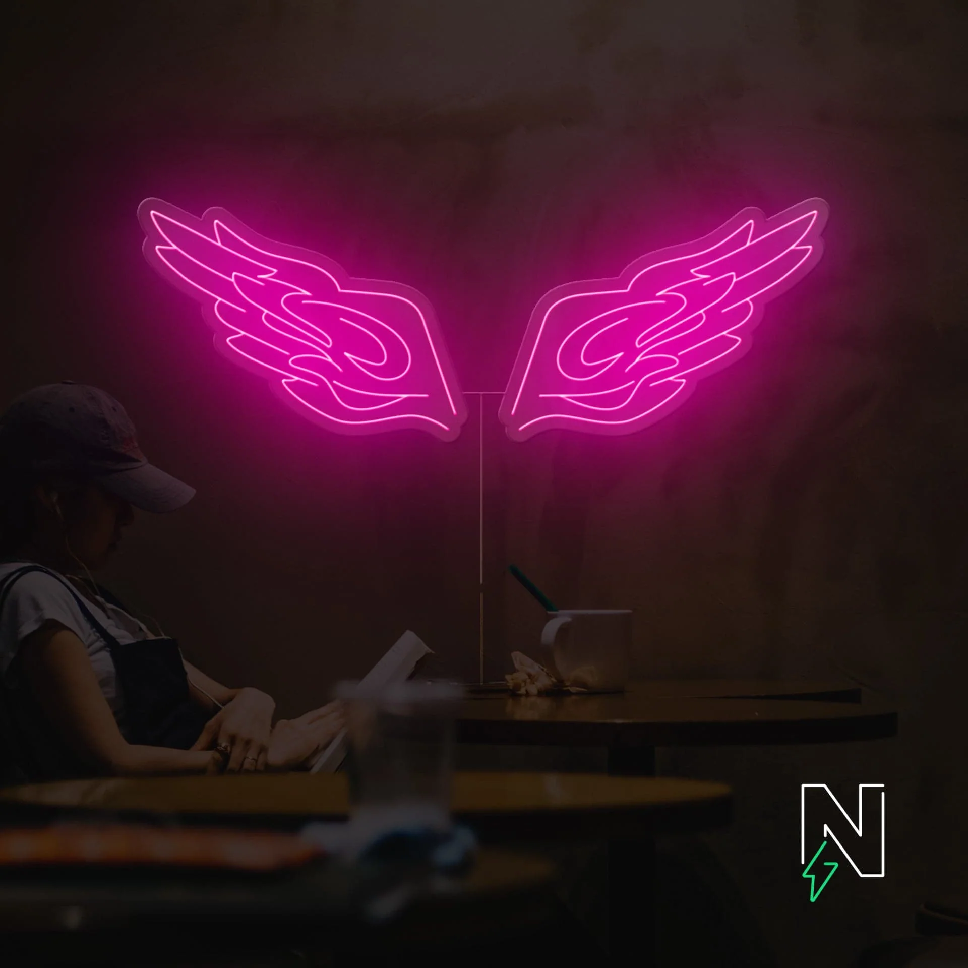 Icy Wings Neon Sign - Image 7