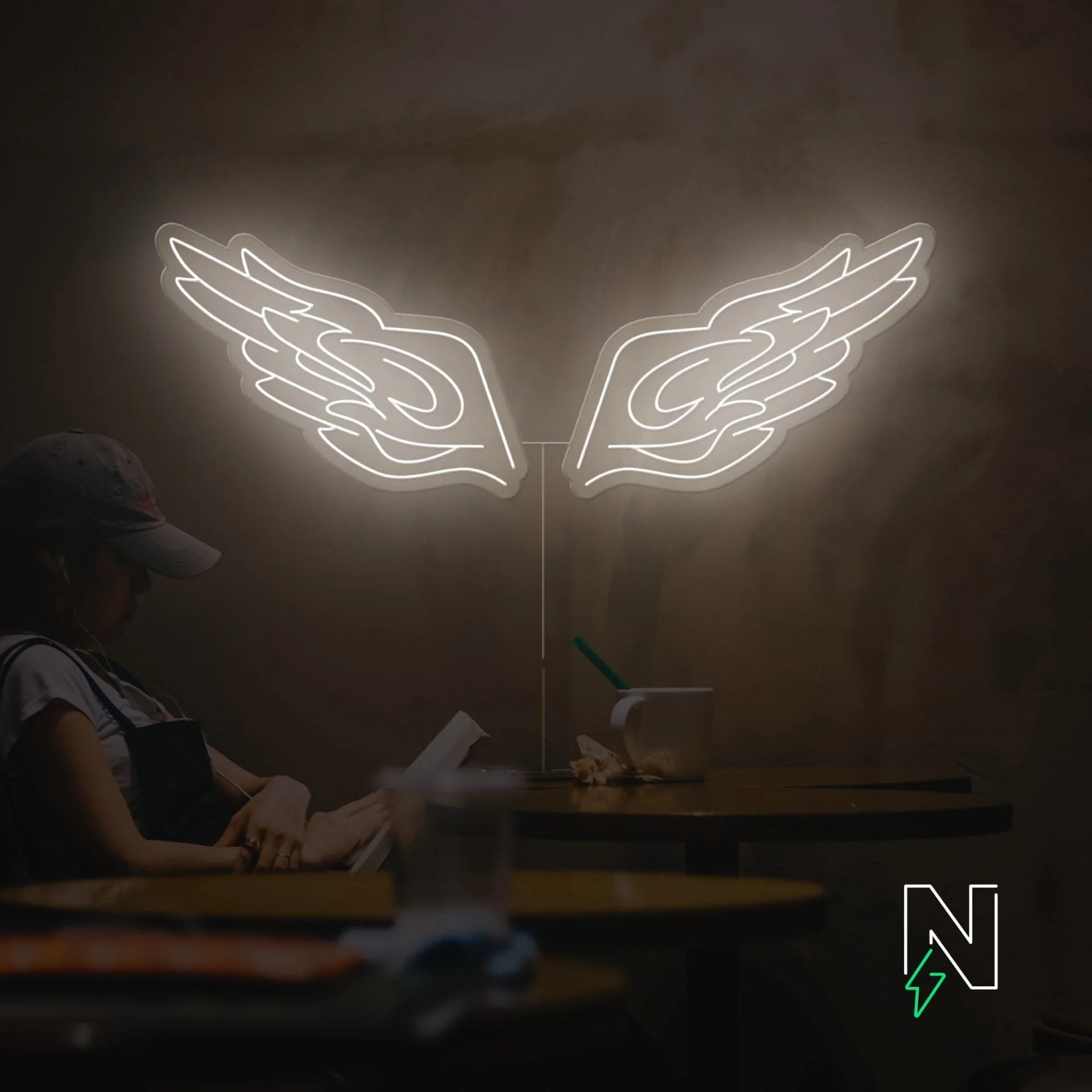 Icy Wings Neon Sign - Image 9