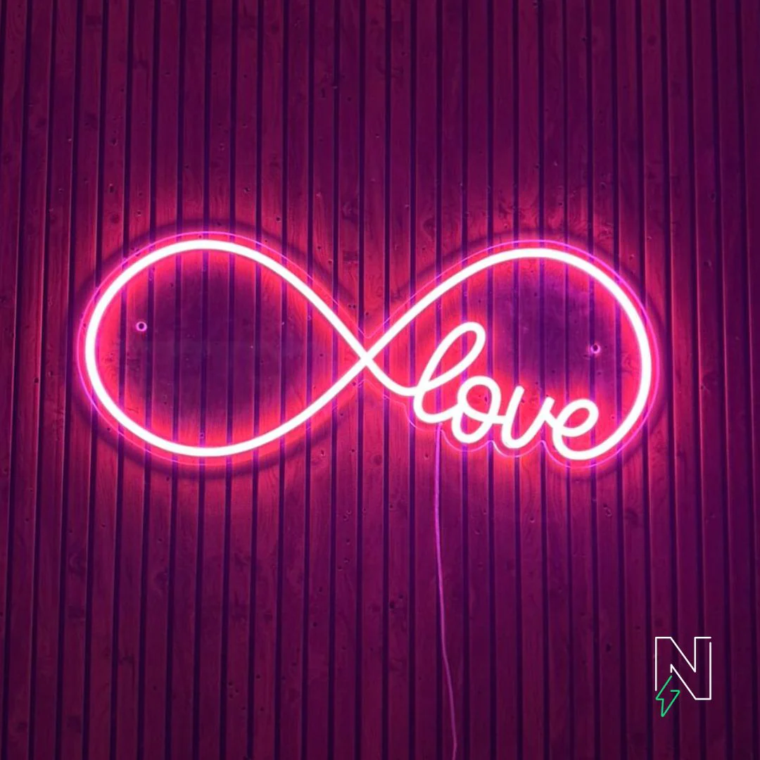Infinity Love Neon Sign - Image 3