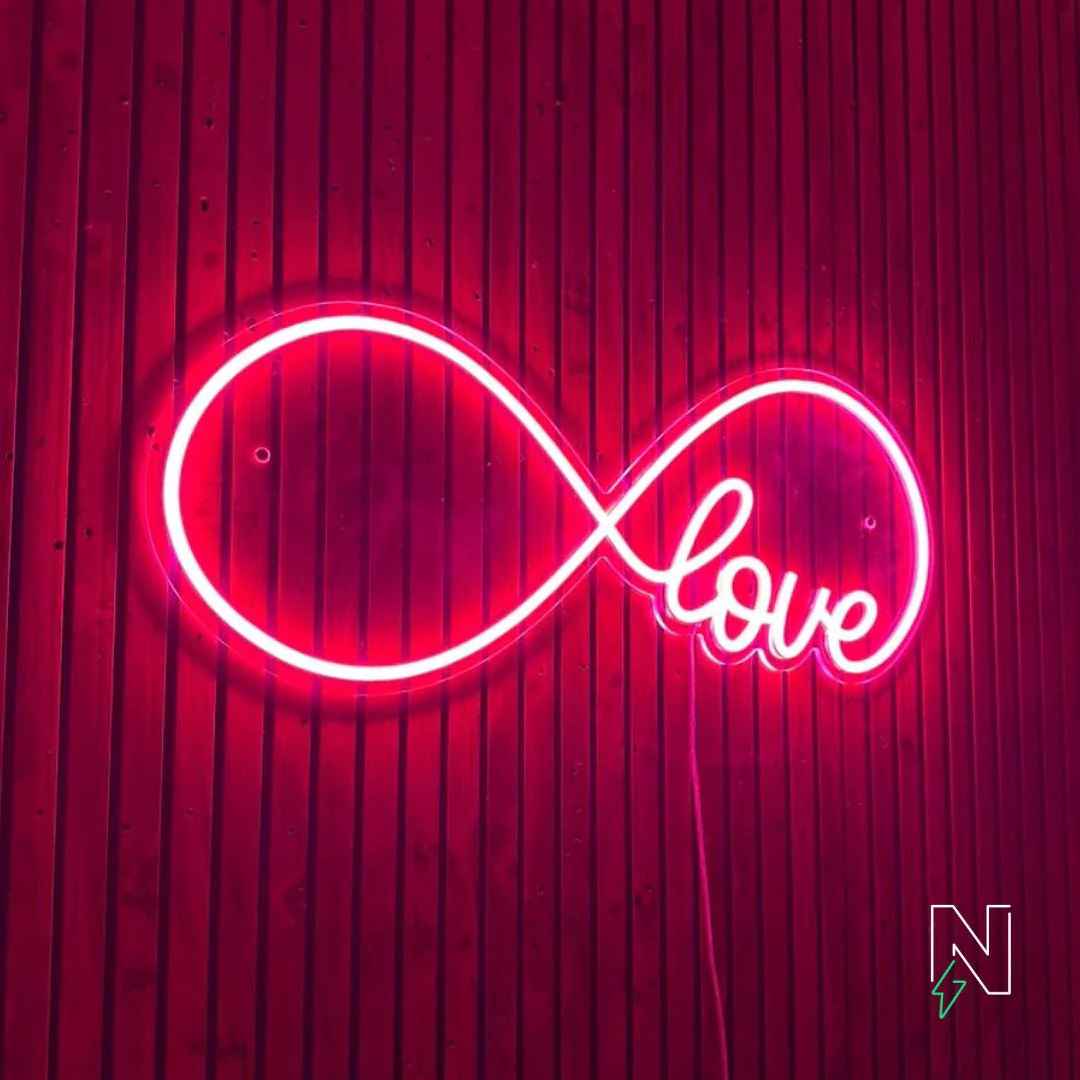 Infinity Love Neon Sign - Image 4
