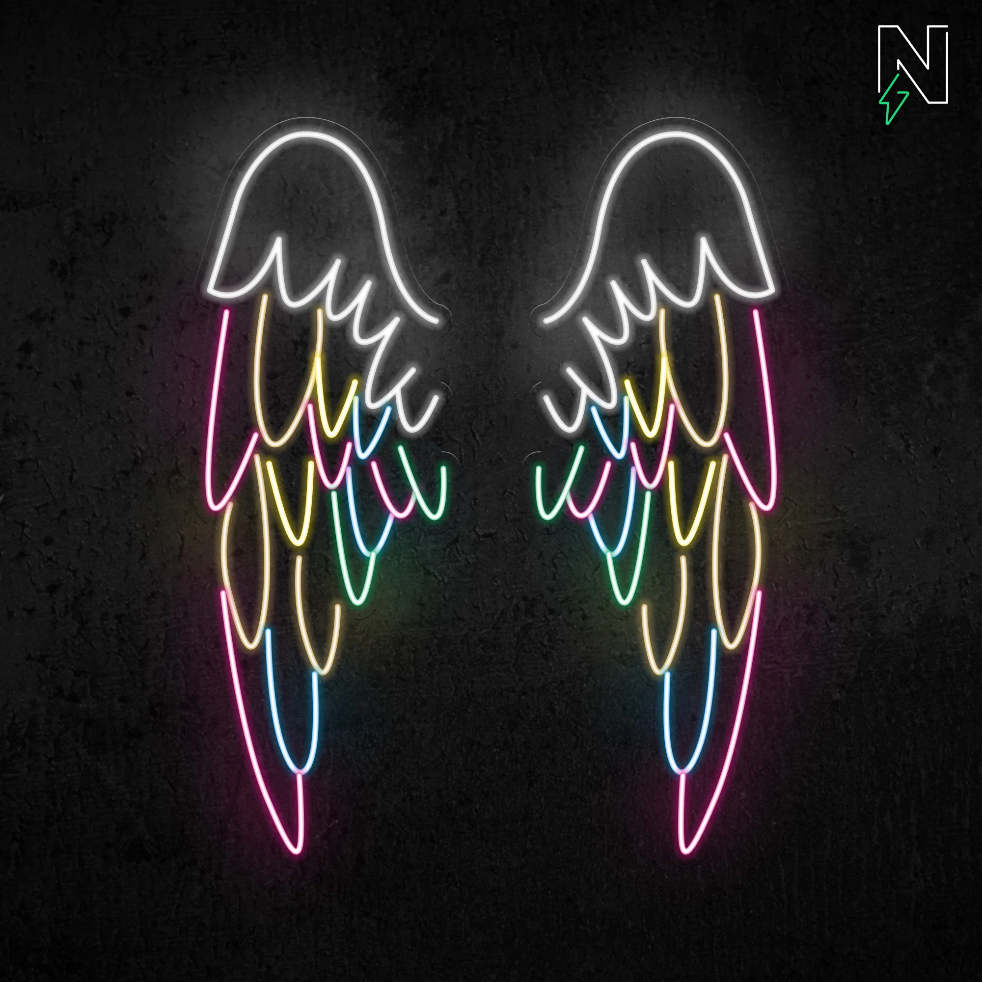 Infinity Wings Neon Sign - Image 4