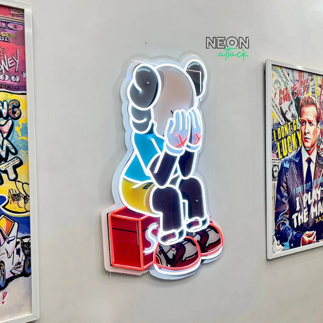 Kaws Neon Art Neon Sign - Image 2