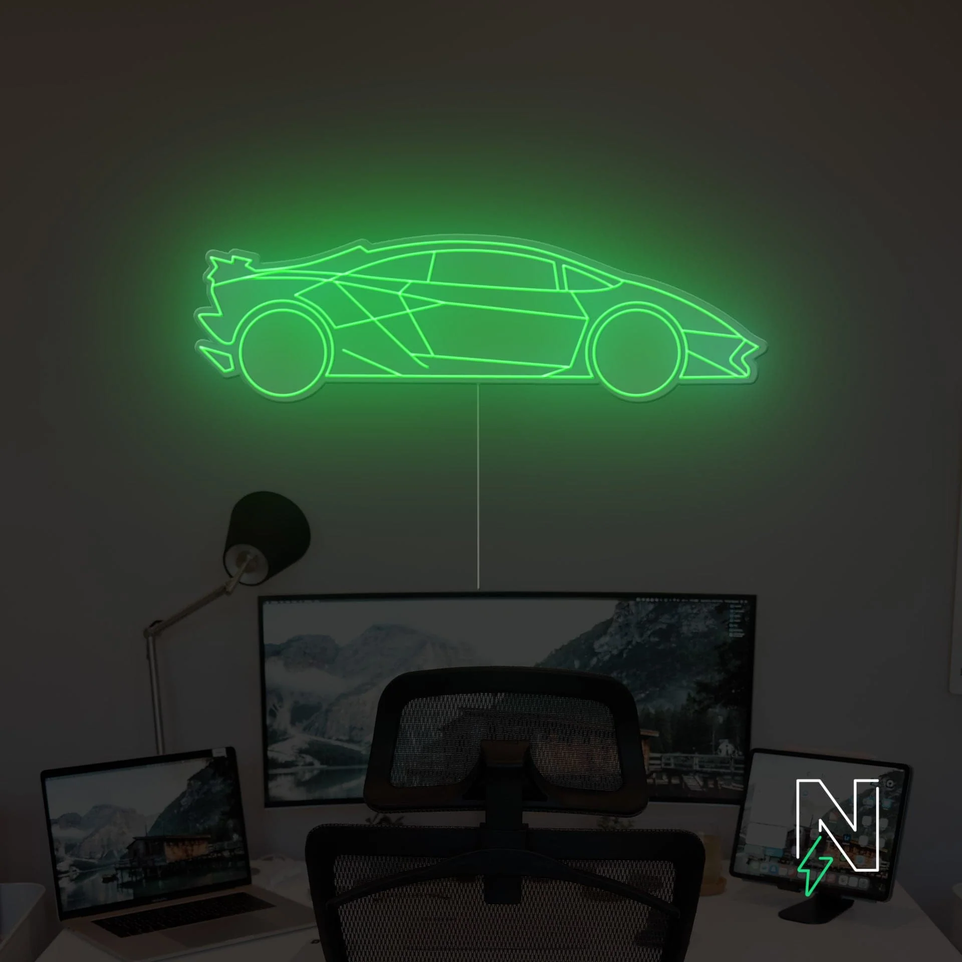 Lamborghini Car Neon Sign - Image 3