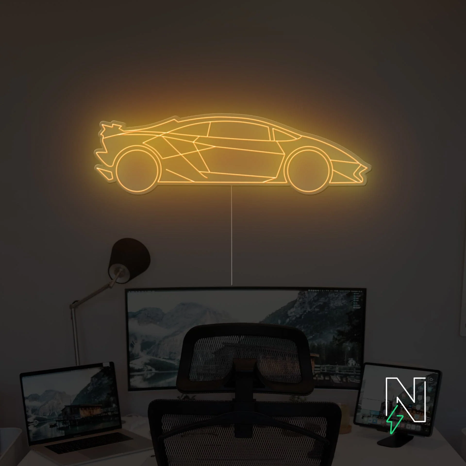 Lamborghini Car Neon Sign - Image 5