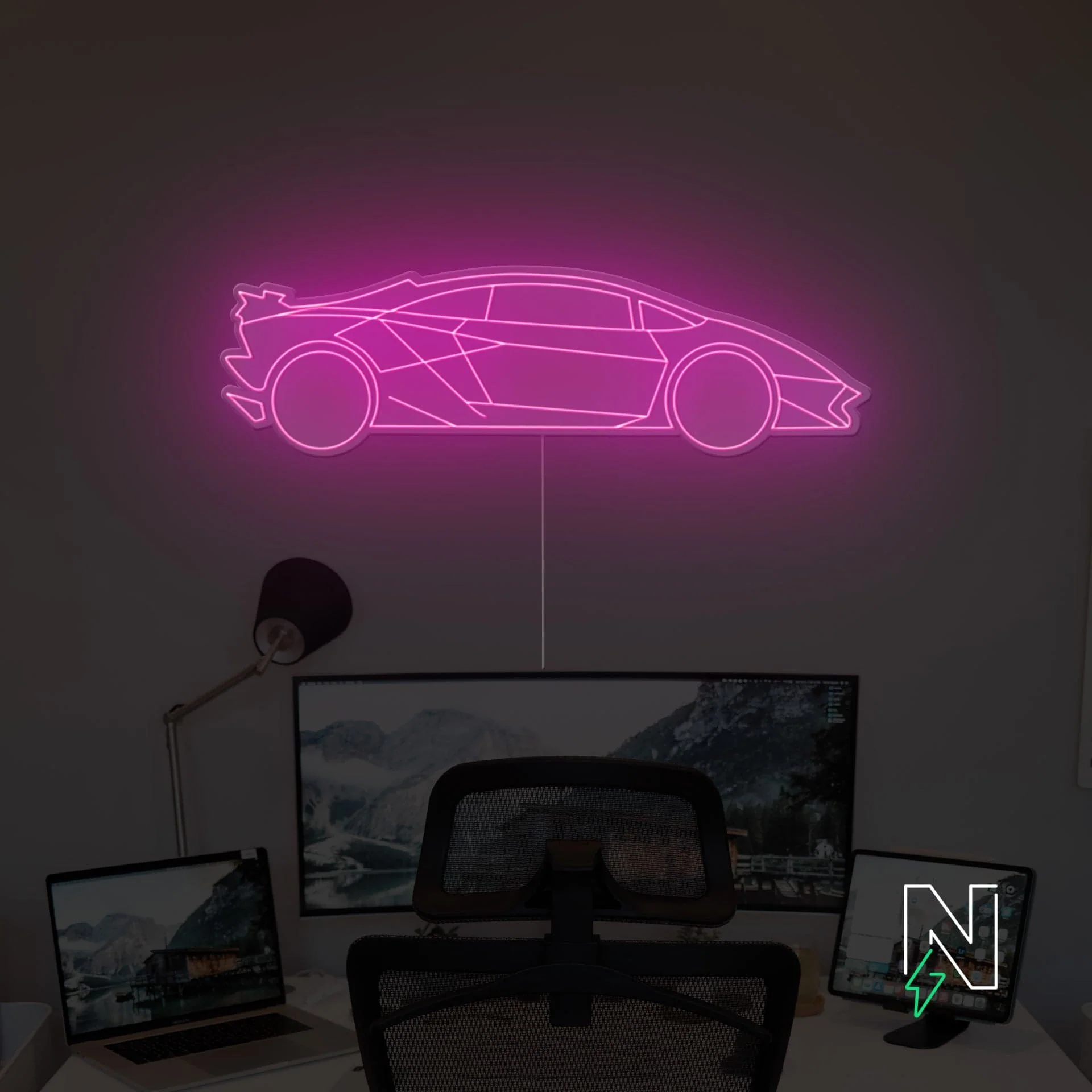 Lamborghini Car Neon Sign - Image 6