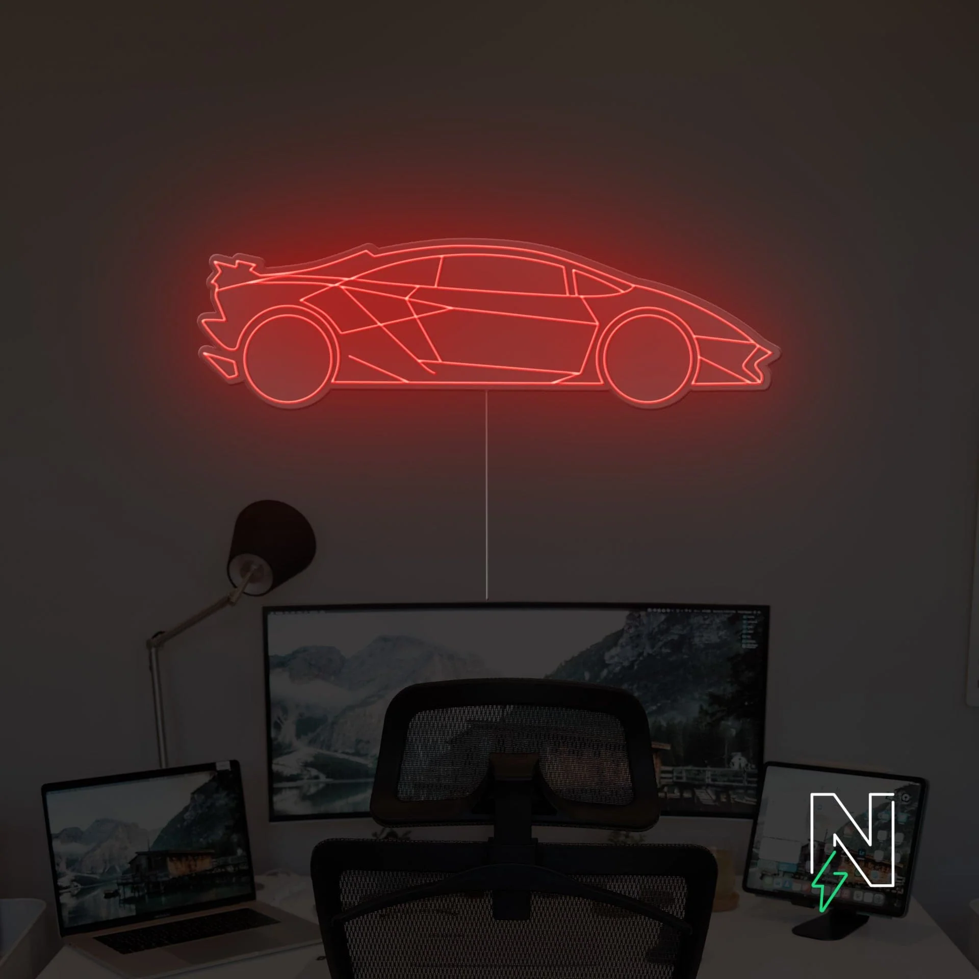 Lamborghini Car Neon Sign - Image 7