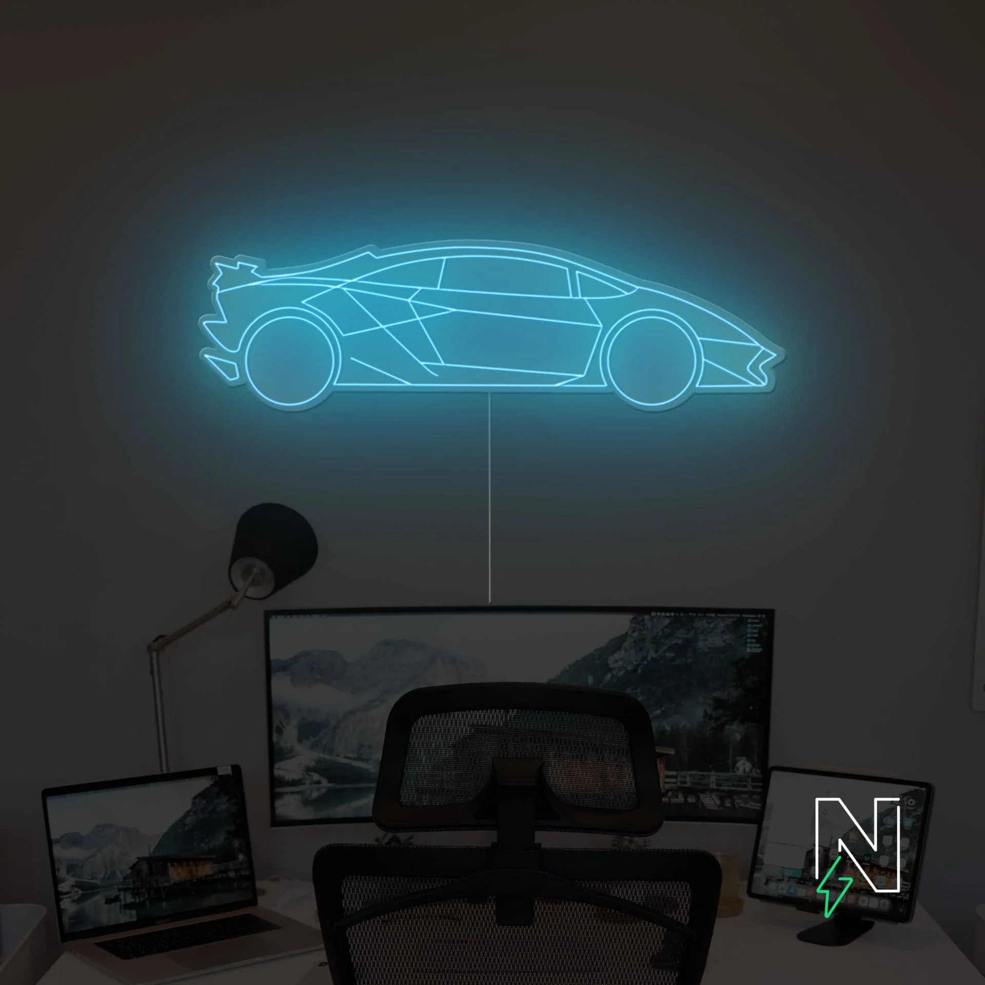 Lamborghini Car Neon Sign - Image 8