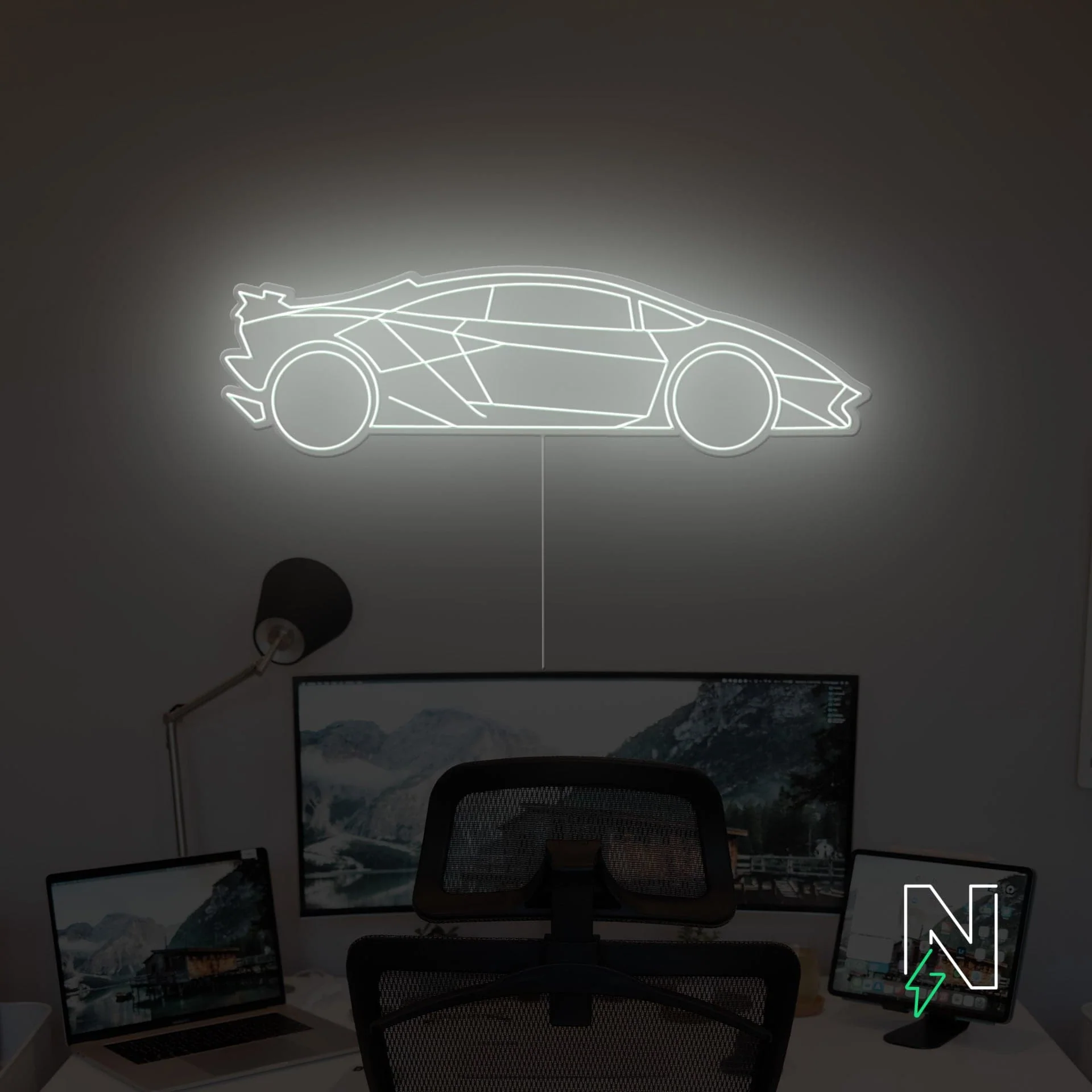 Lamborghini Car Neon Sign - Image 9