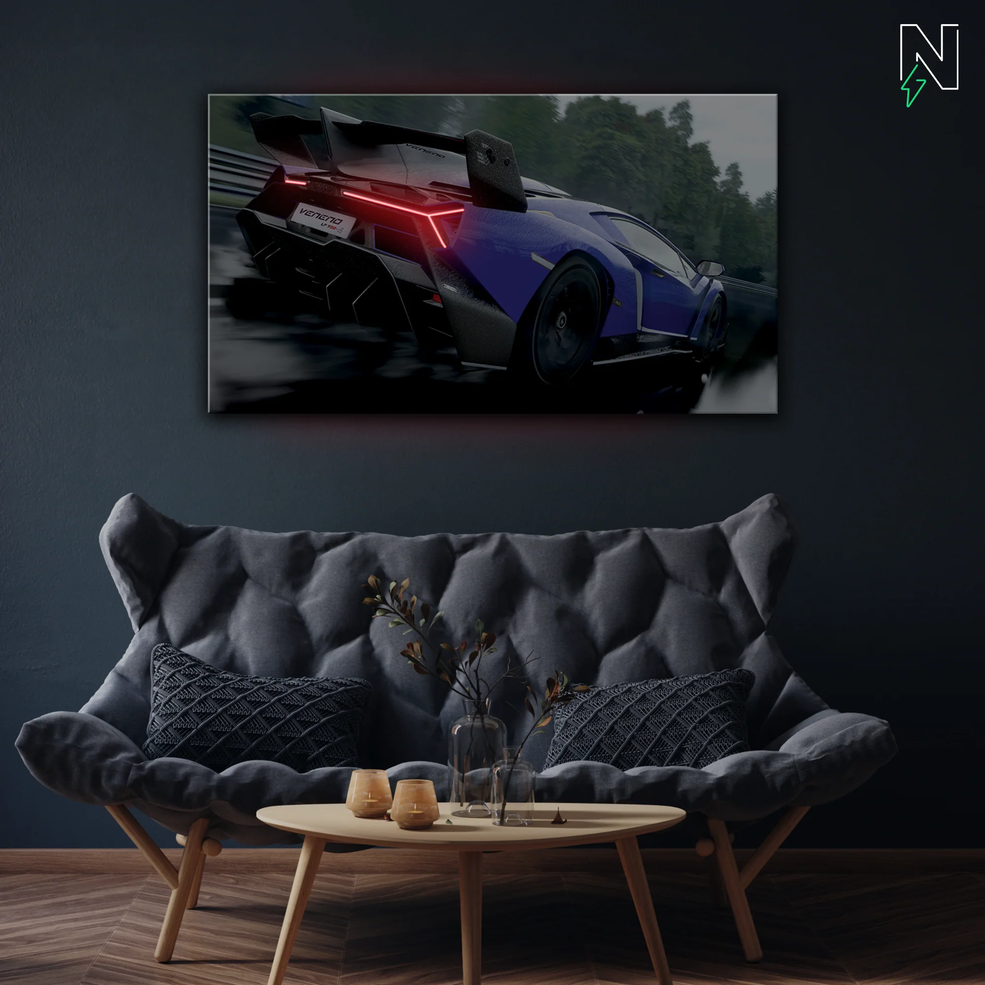 Lamborghini V1 LED Neon Art - Image 3