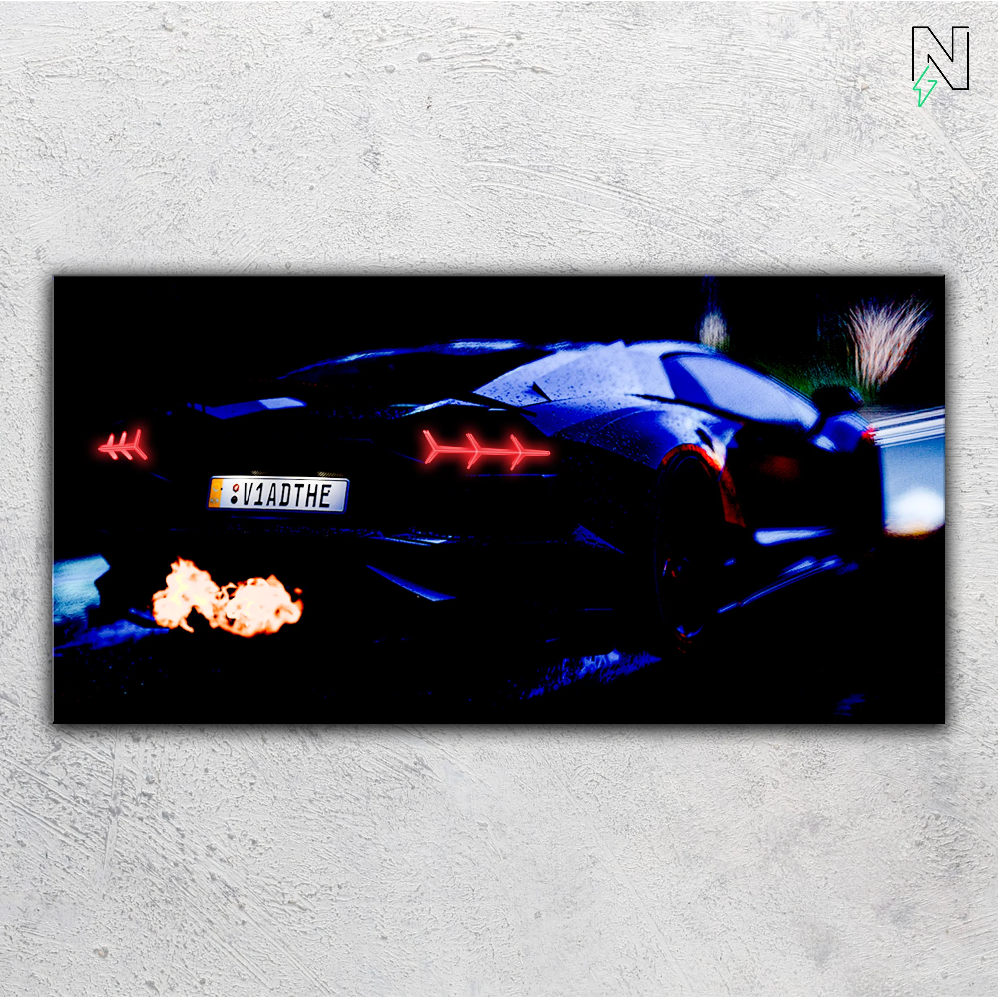 Lamborghini V2 LED Neon Art - Image 4