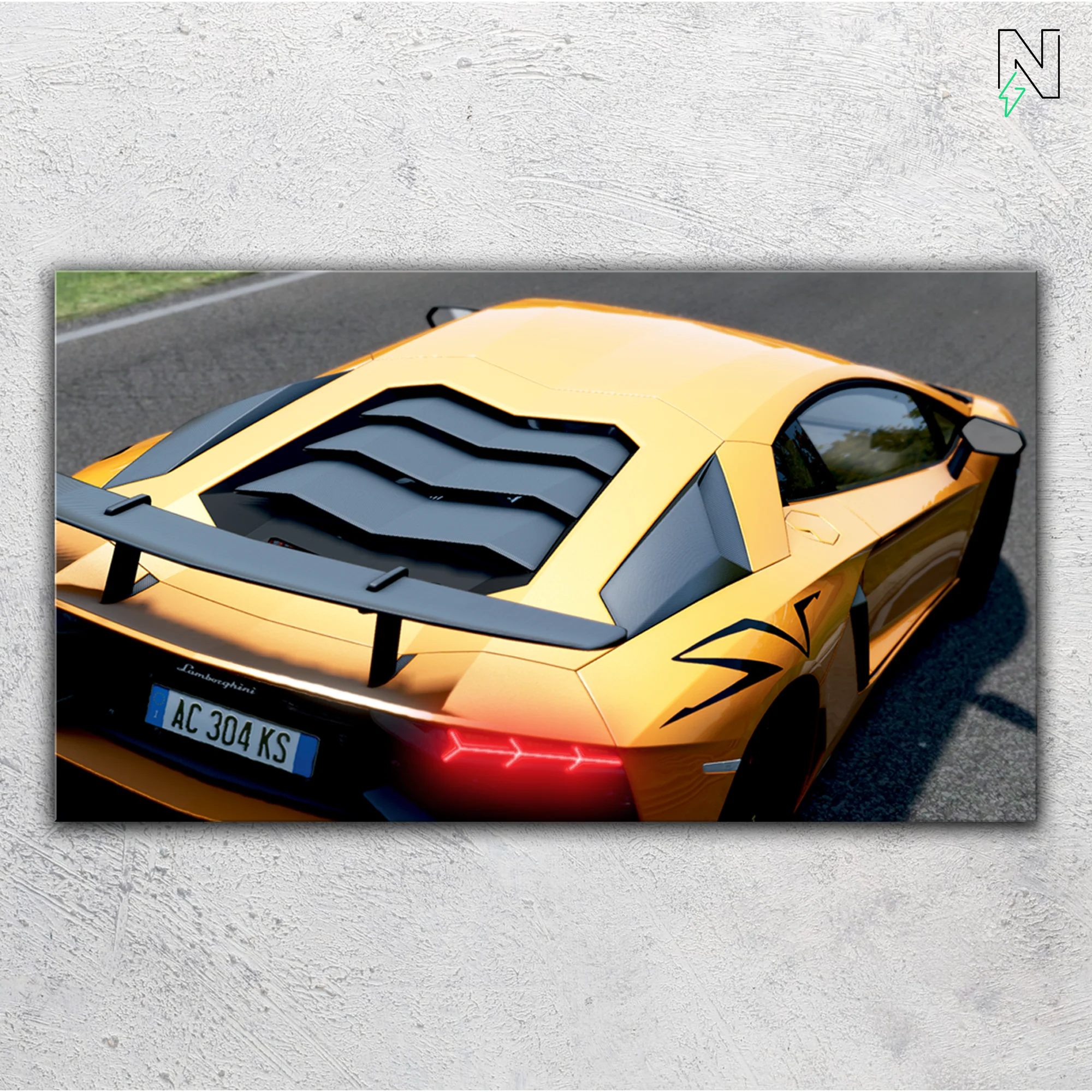 Lamborghini V5 LED Neon Art - Image 2