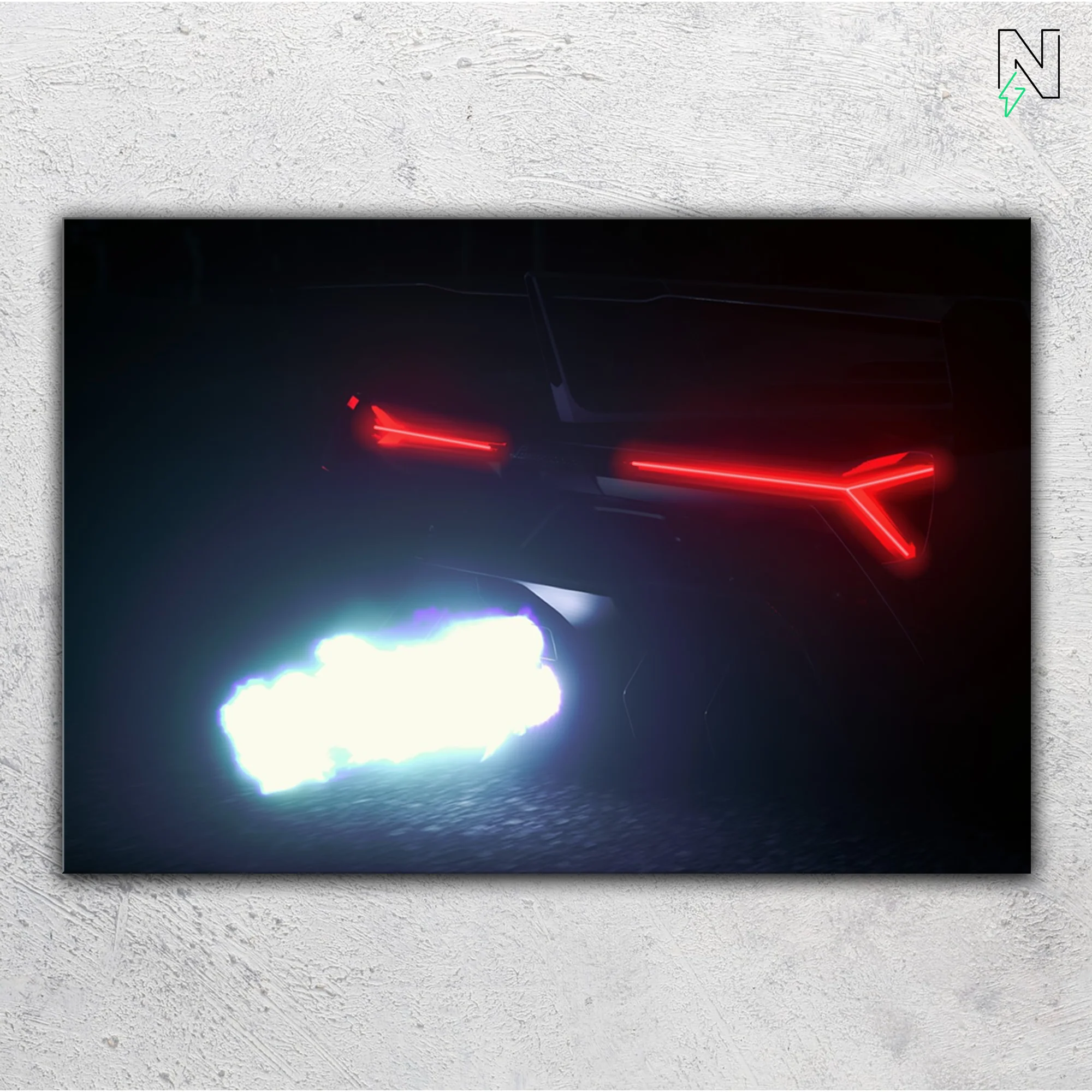 Lamborghini V6 LED Neon Art - Image 4
