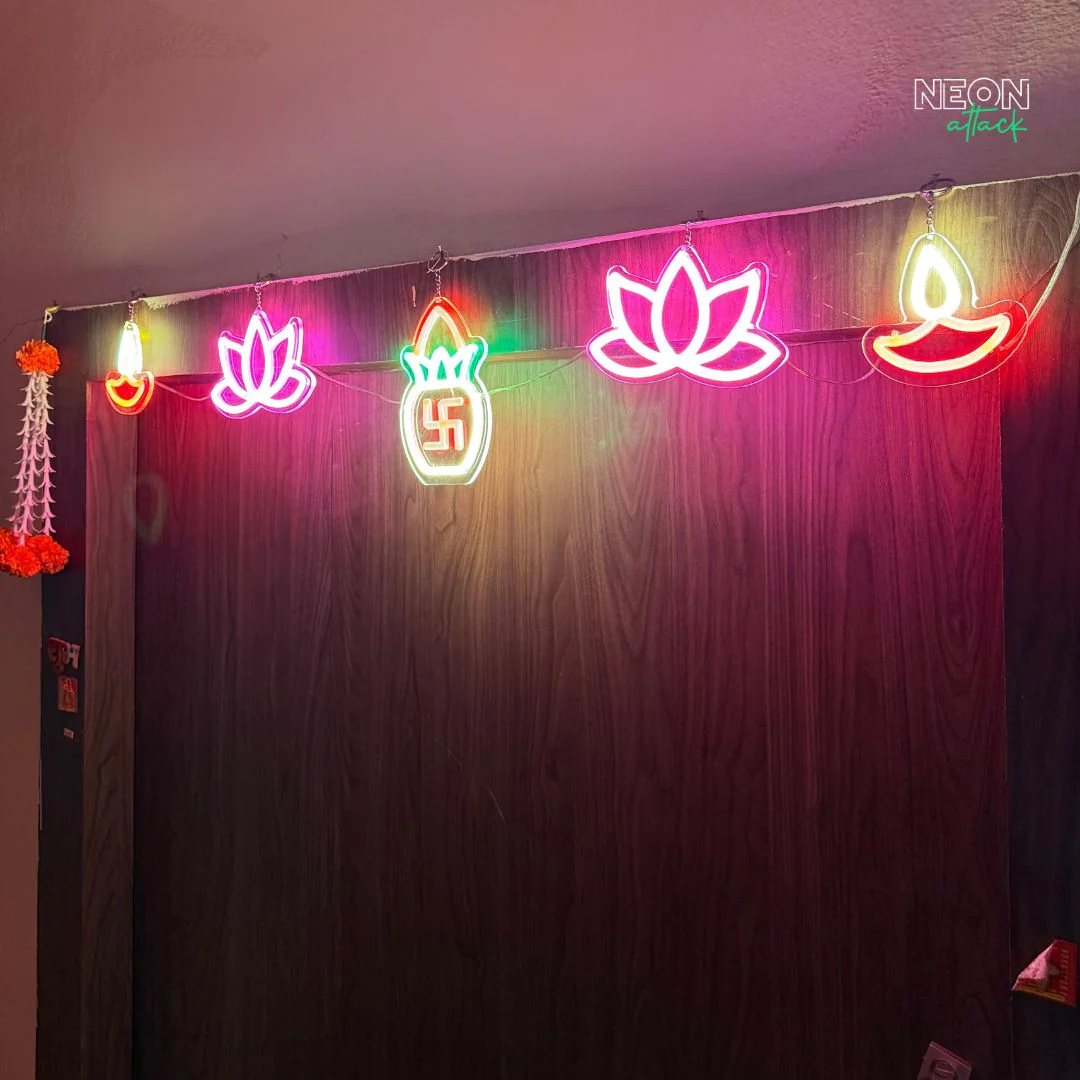 Neon Lights Toran / Bandarwal - Image 4