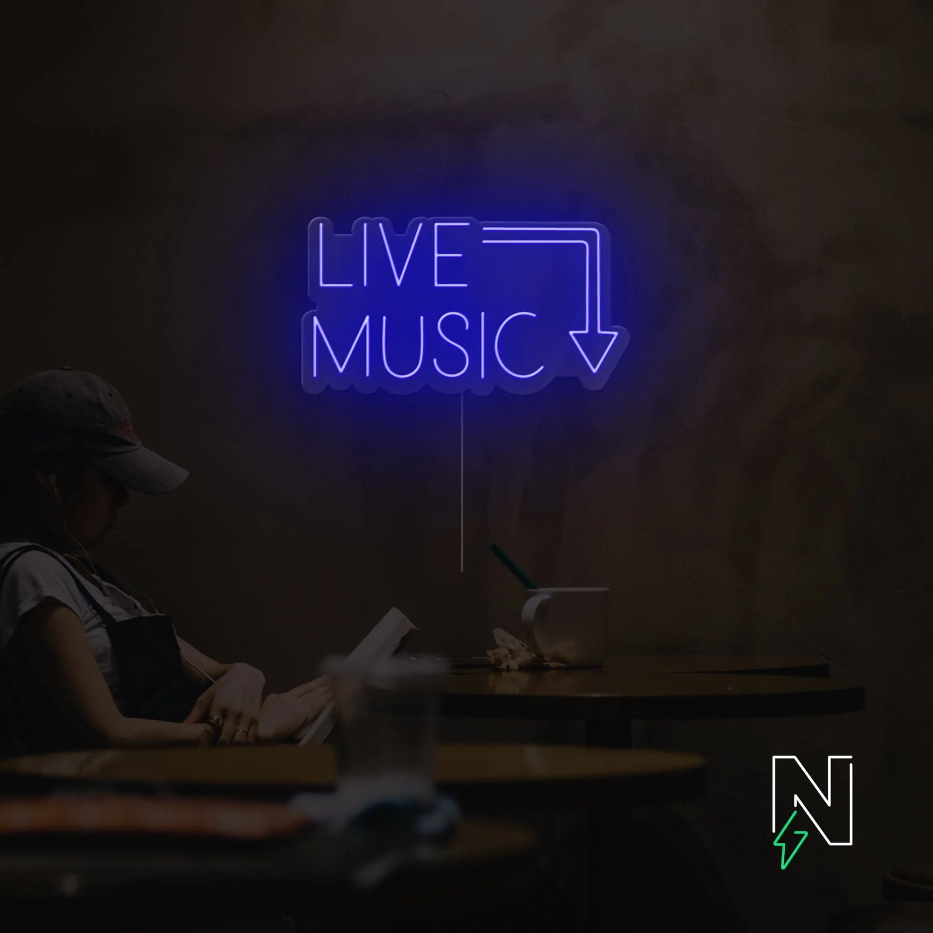 Live Music Neon Sign - Image 3