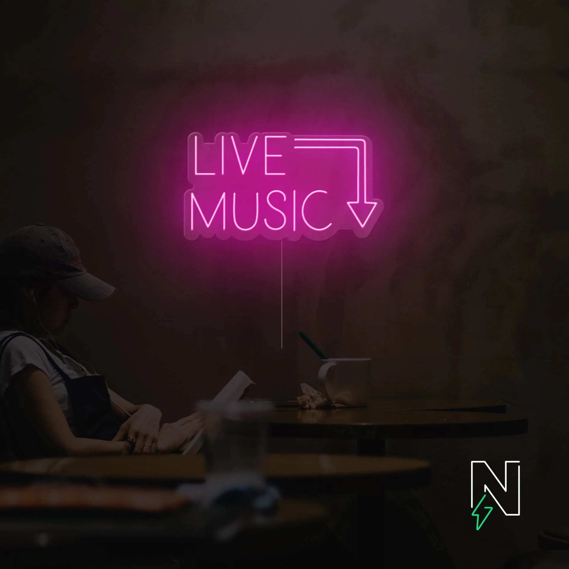 Live Music Neon Sign - Image 5