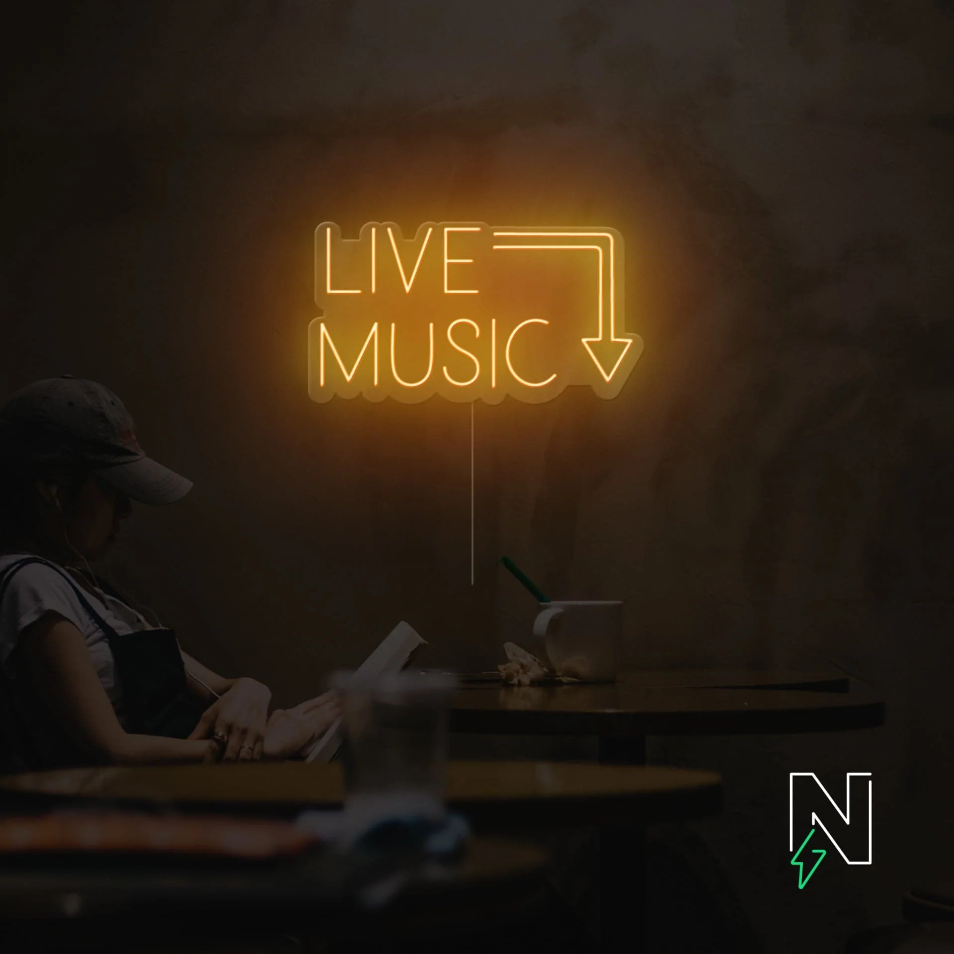 Live Music Neon Sign - Image 8