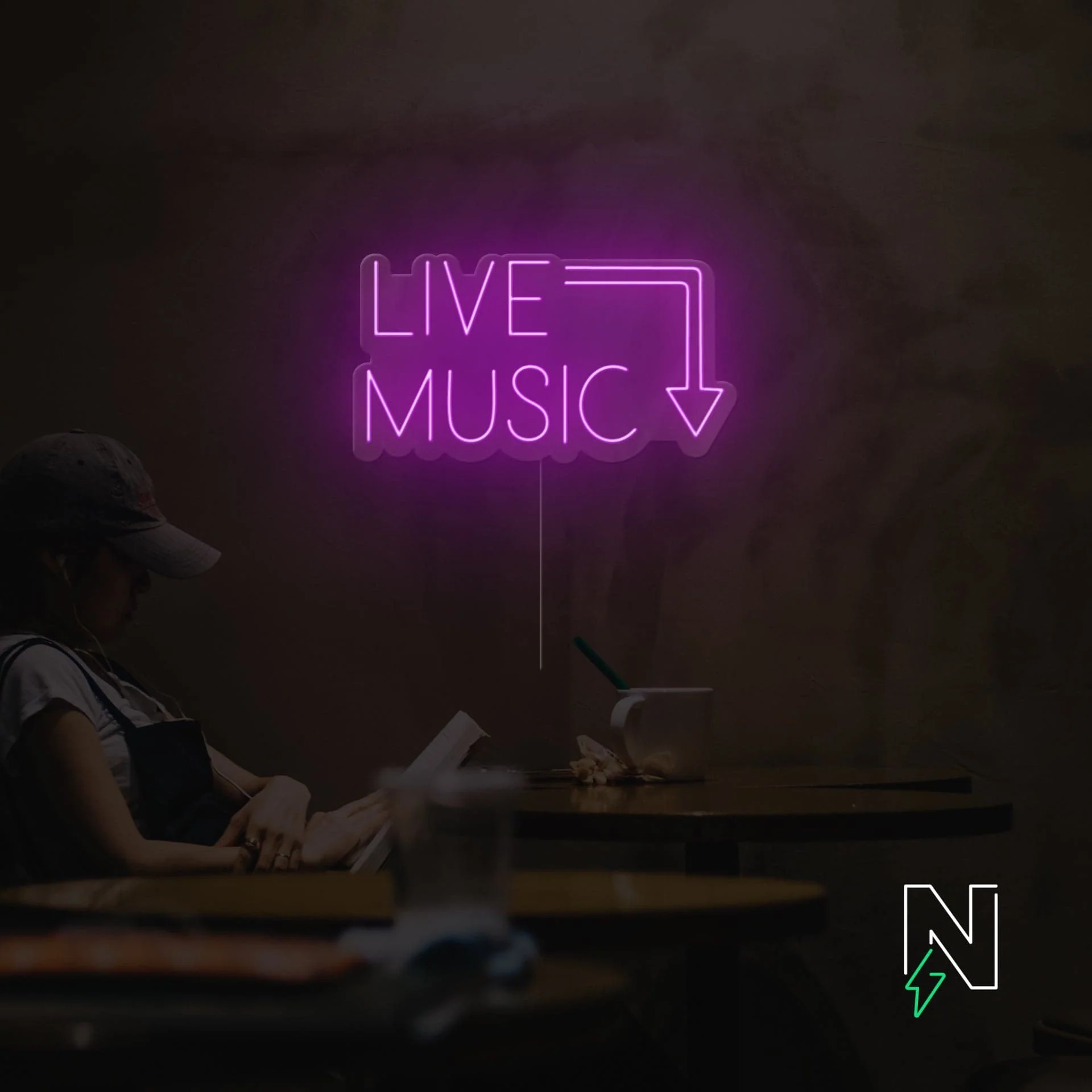 Live Music Neon Sign - Image 9
