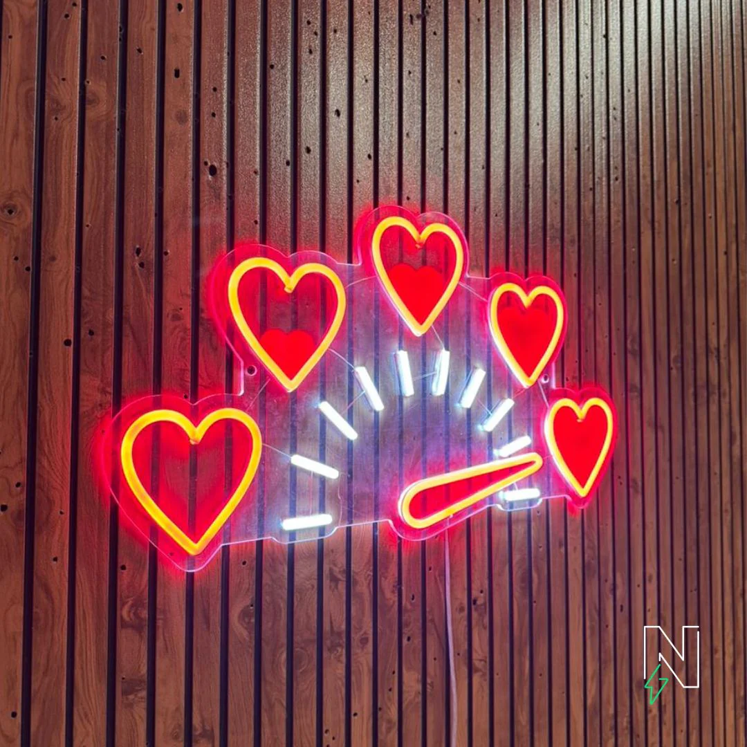 Love'O'Meter Neon Sign Art - Image 4