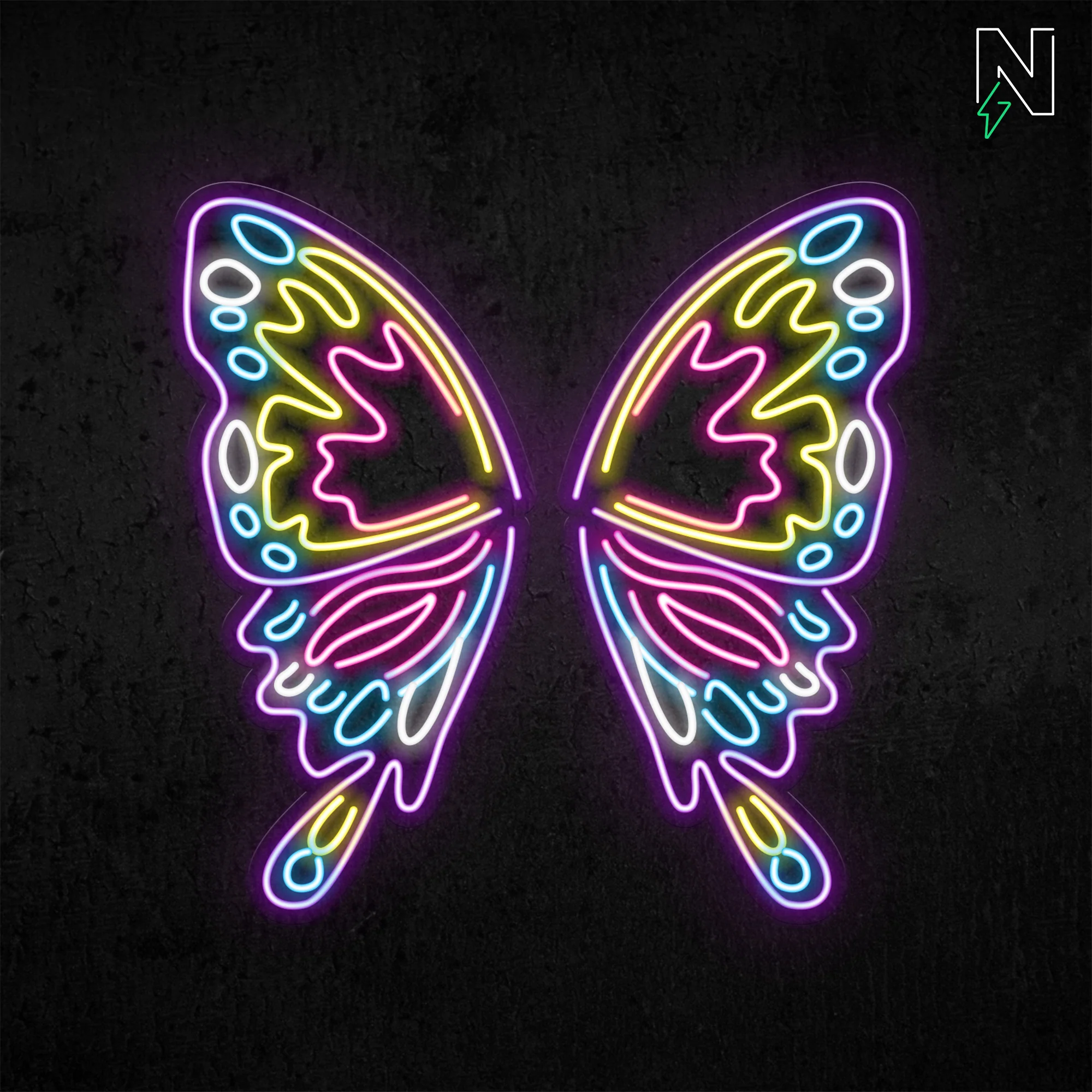 Lumi Butterfly Wings Neon Sign - Image 4