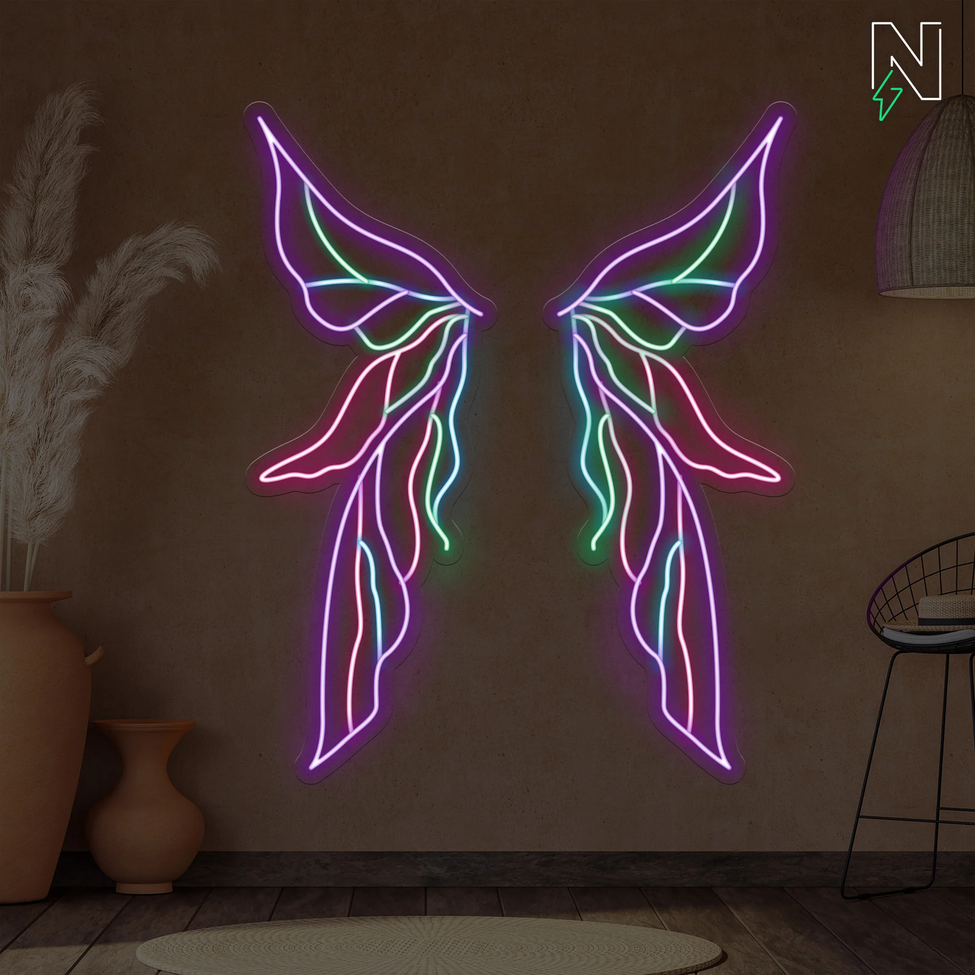 Majestic Wings Neon Sign - Image 3