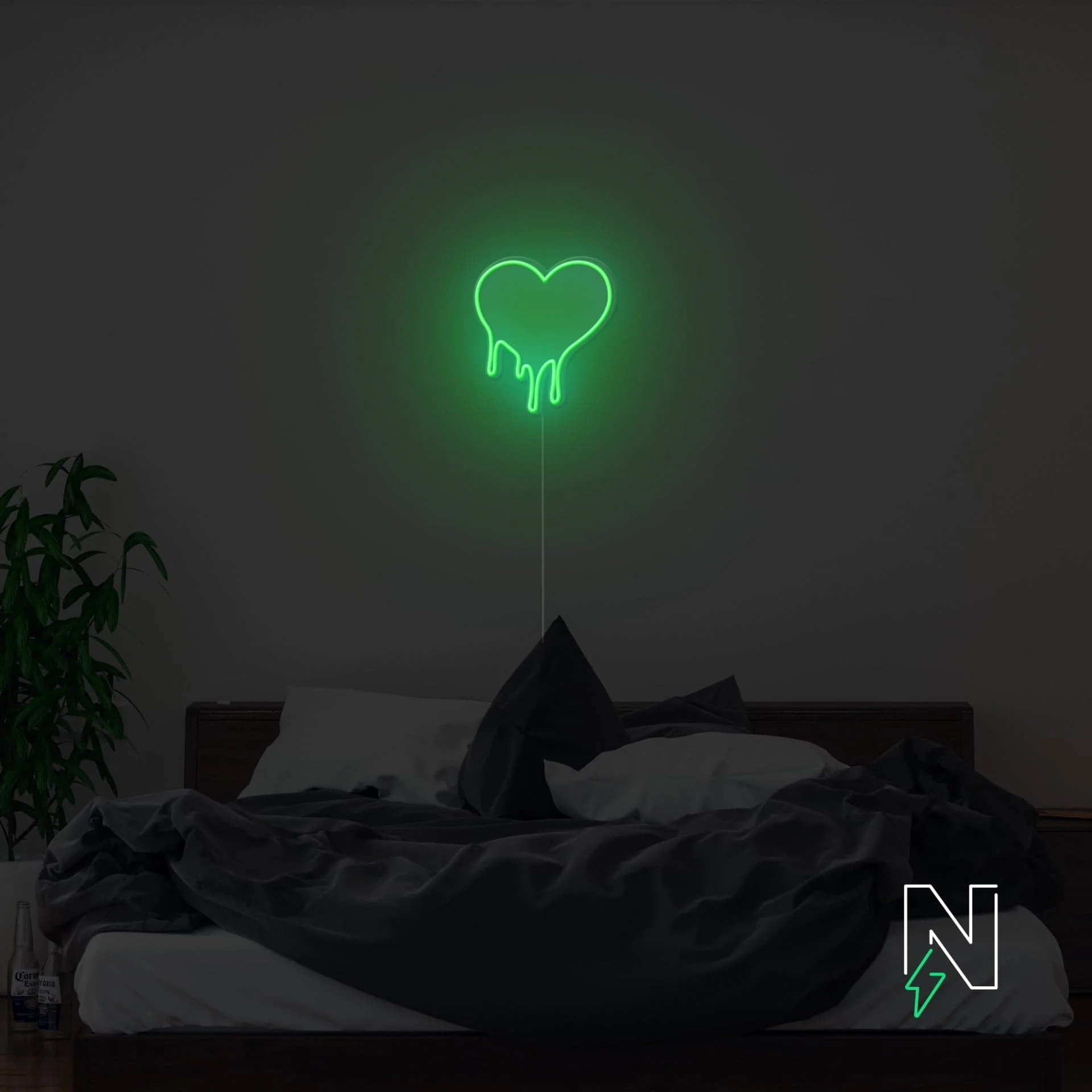 Melting Heart Neon Sign - Image 4