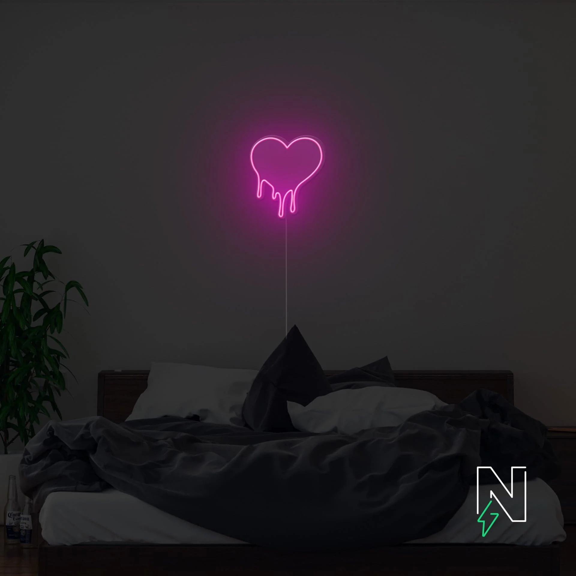 Melting Heart Neon Sign - Image 5