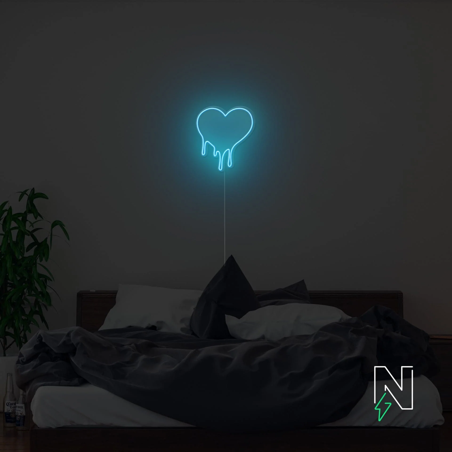 Melting Heart Neon Sign - Image 8