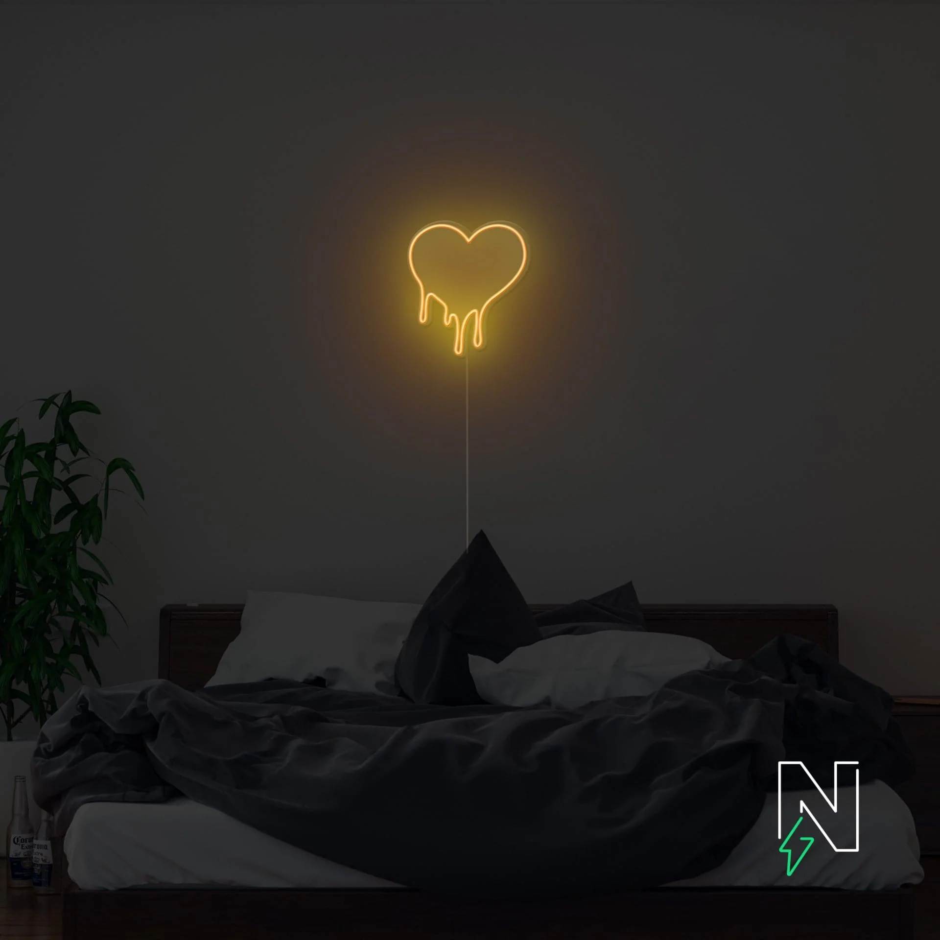 Melting Heart Neon Sign - Image 9