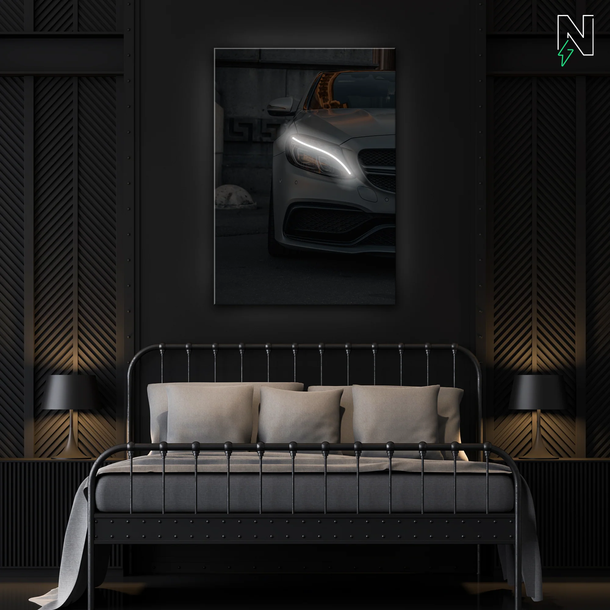 Mercedes V1 LED Neon Art - Image 4
