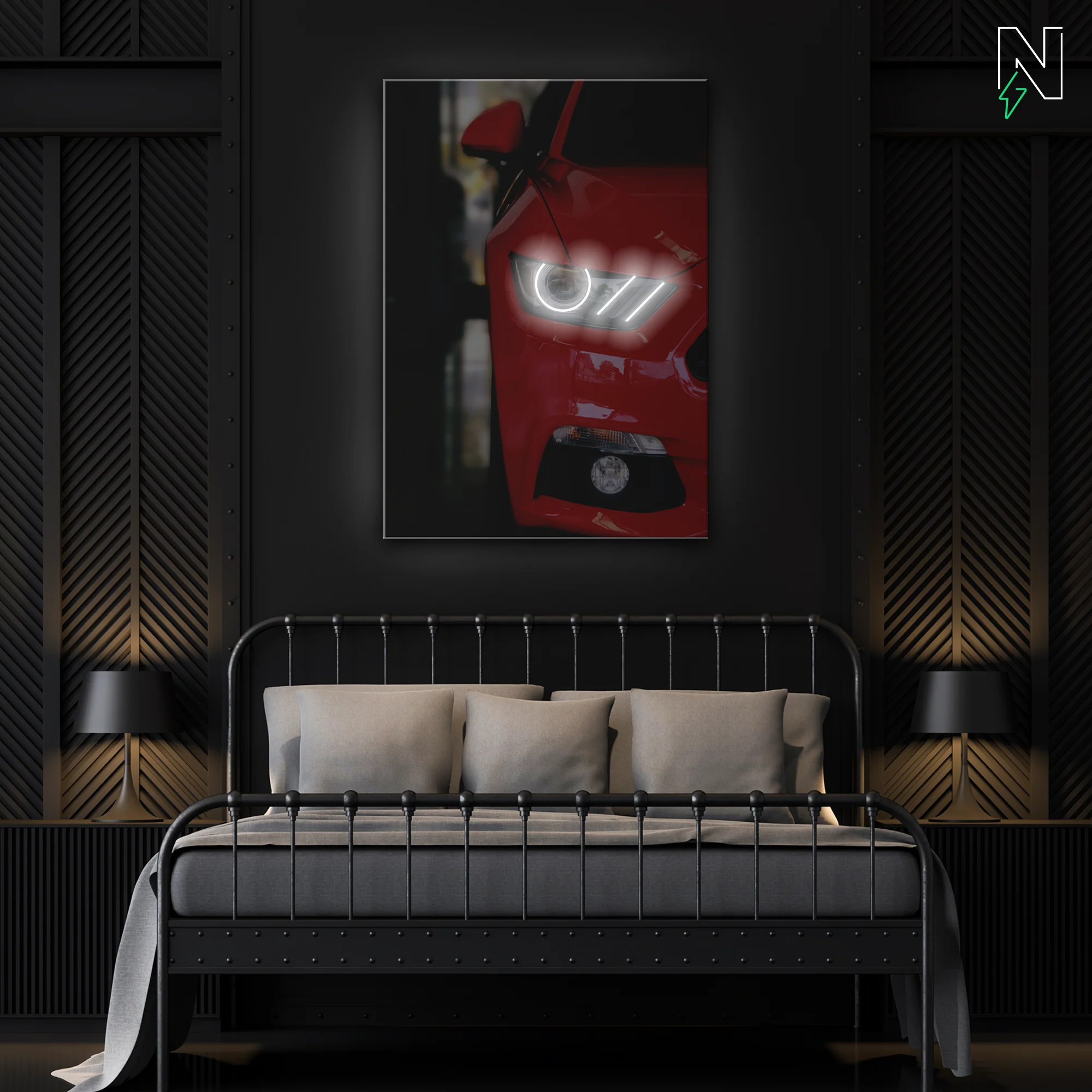 Mustang V4 LED Neon Art - Image 2