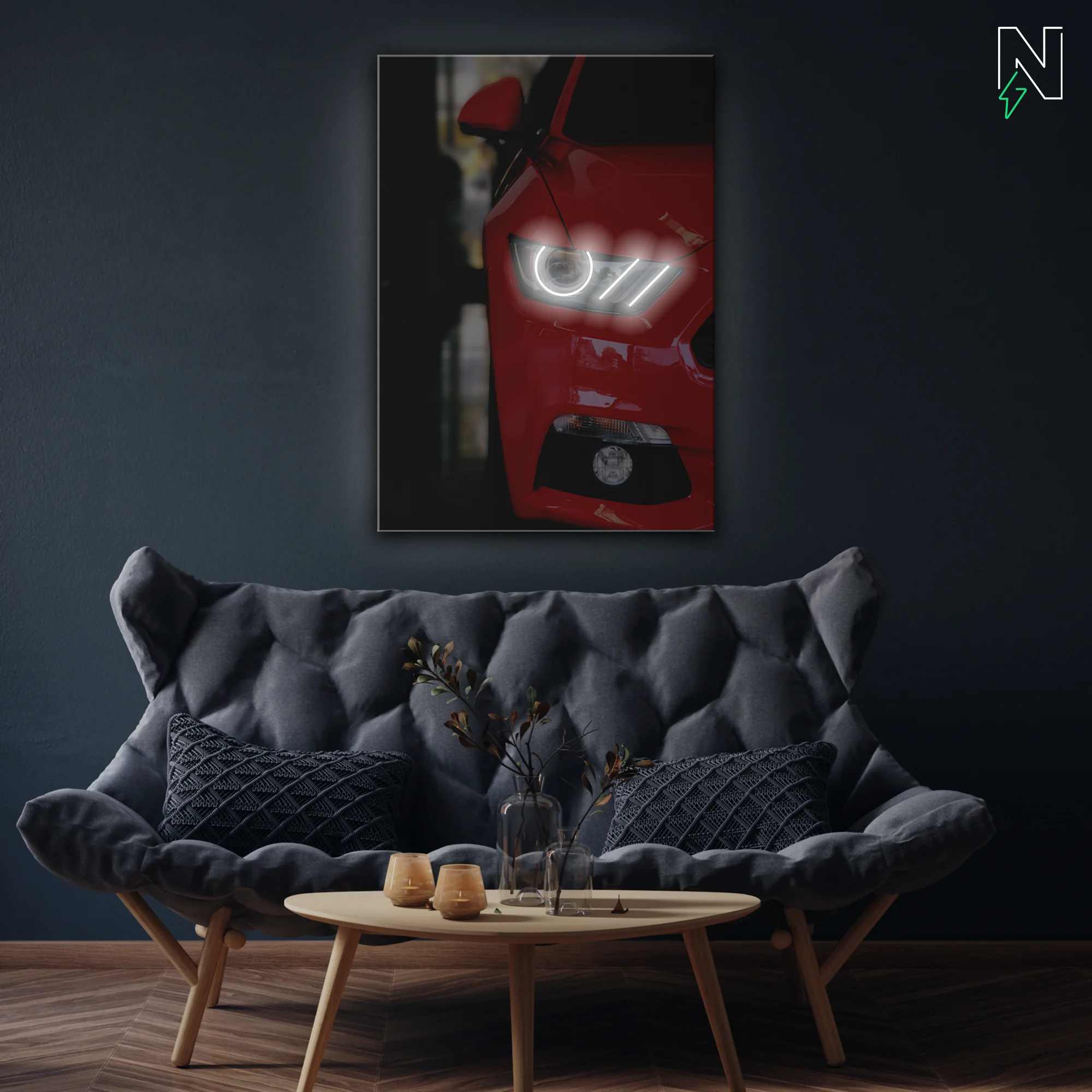 Mustang V4 LED Neon Art - Image 3