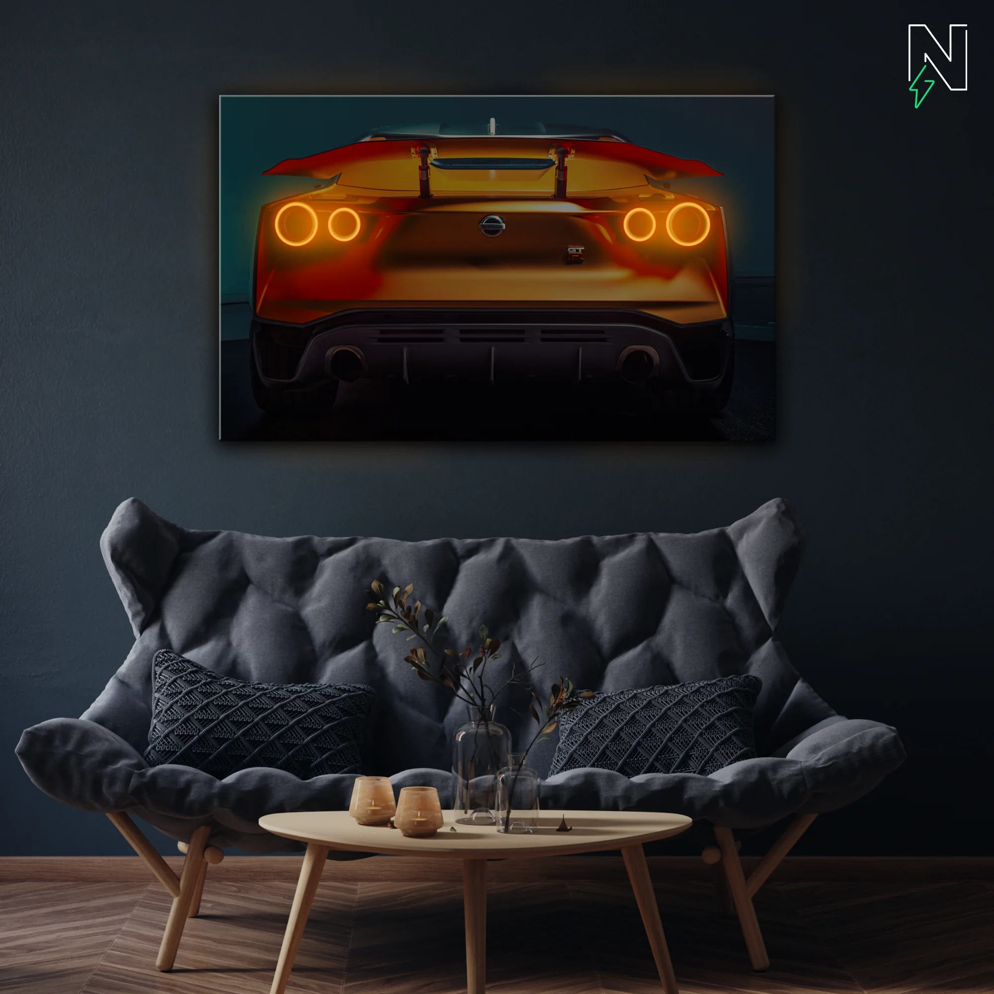 Nissan V1 GTR LED Neon Art - Image 2