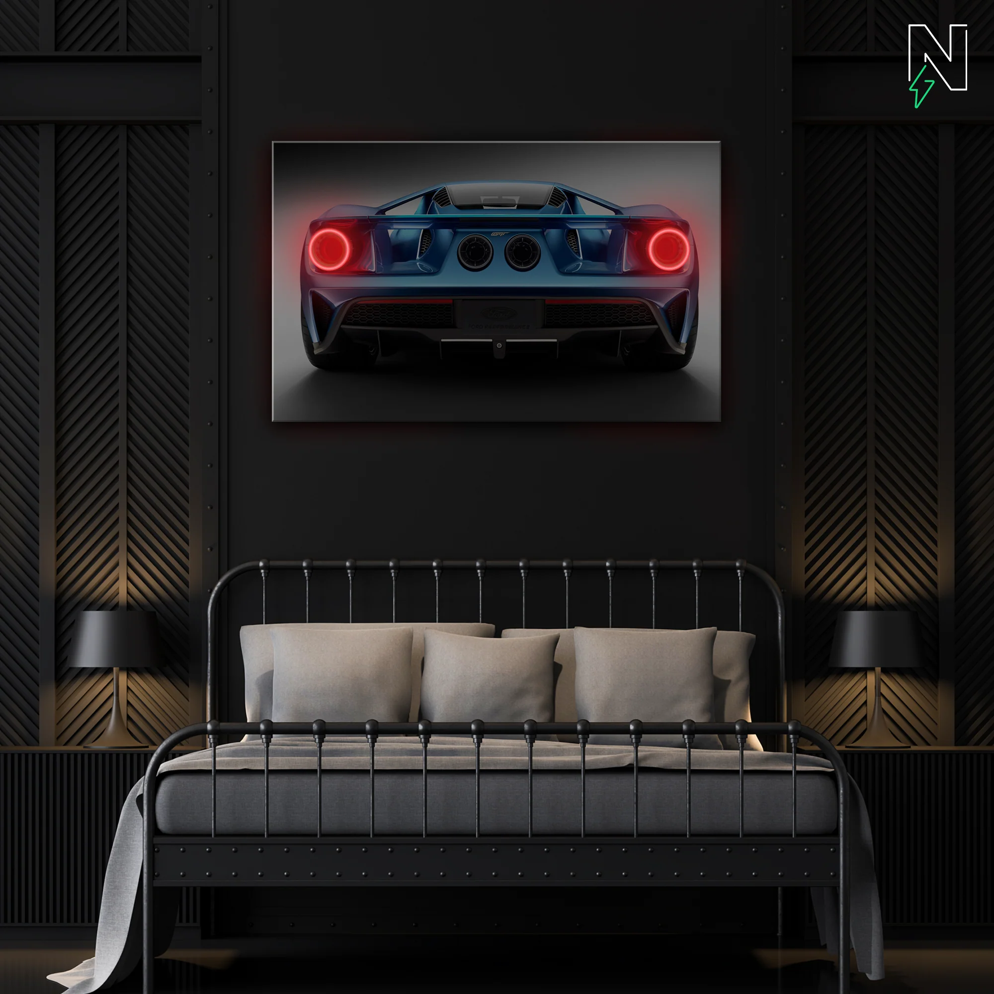 Nissan V2 GTR LED Neon Art - Image 2