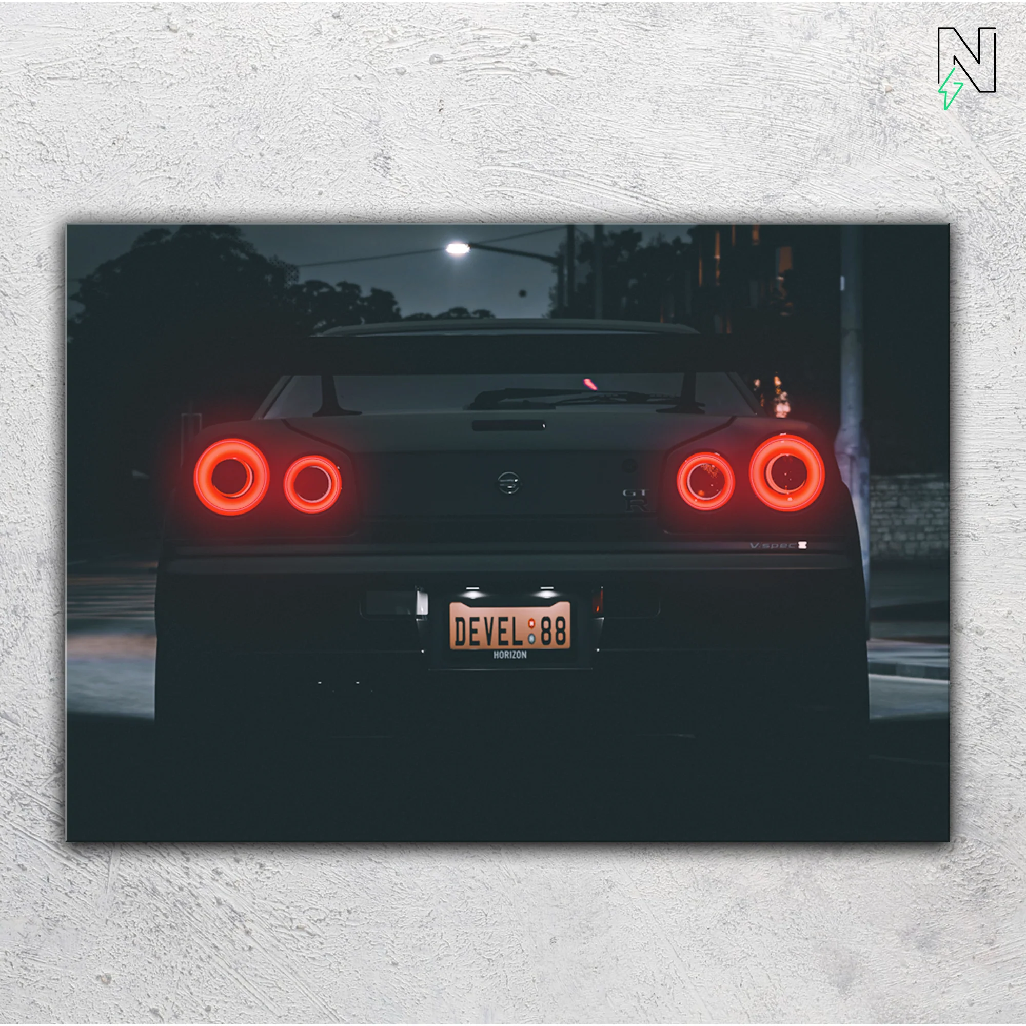Nissan V5 GTR LED Neon Art - Image 2