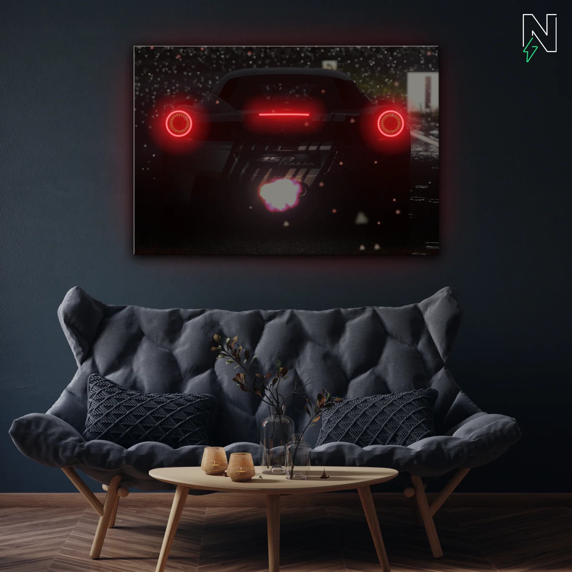 Nissan V8 GTR LED Neon Art - Image 2