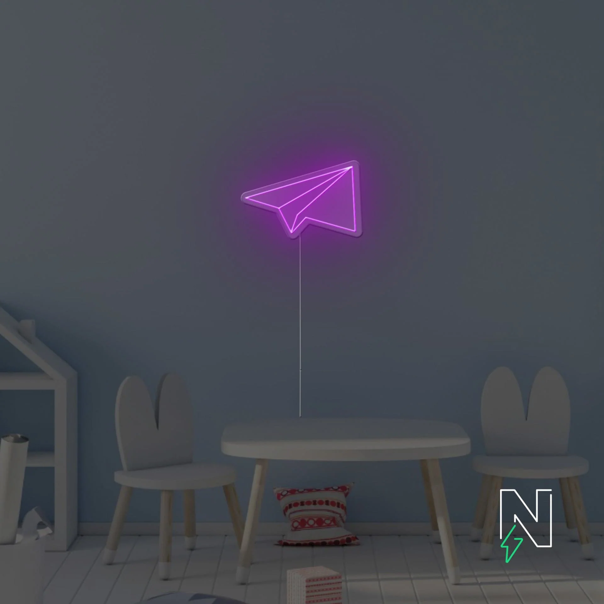 Paper Rocket Neon Sign - Image 10