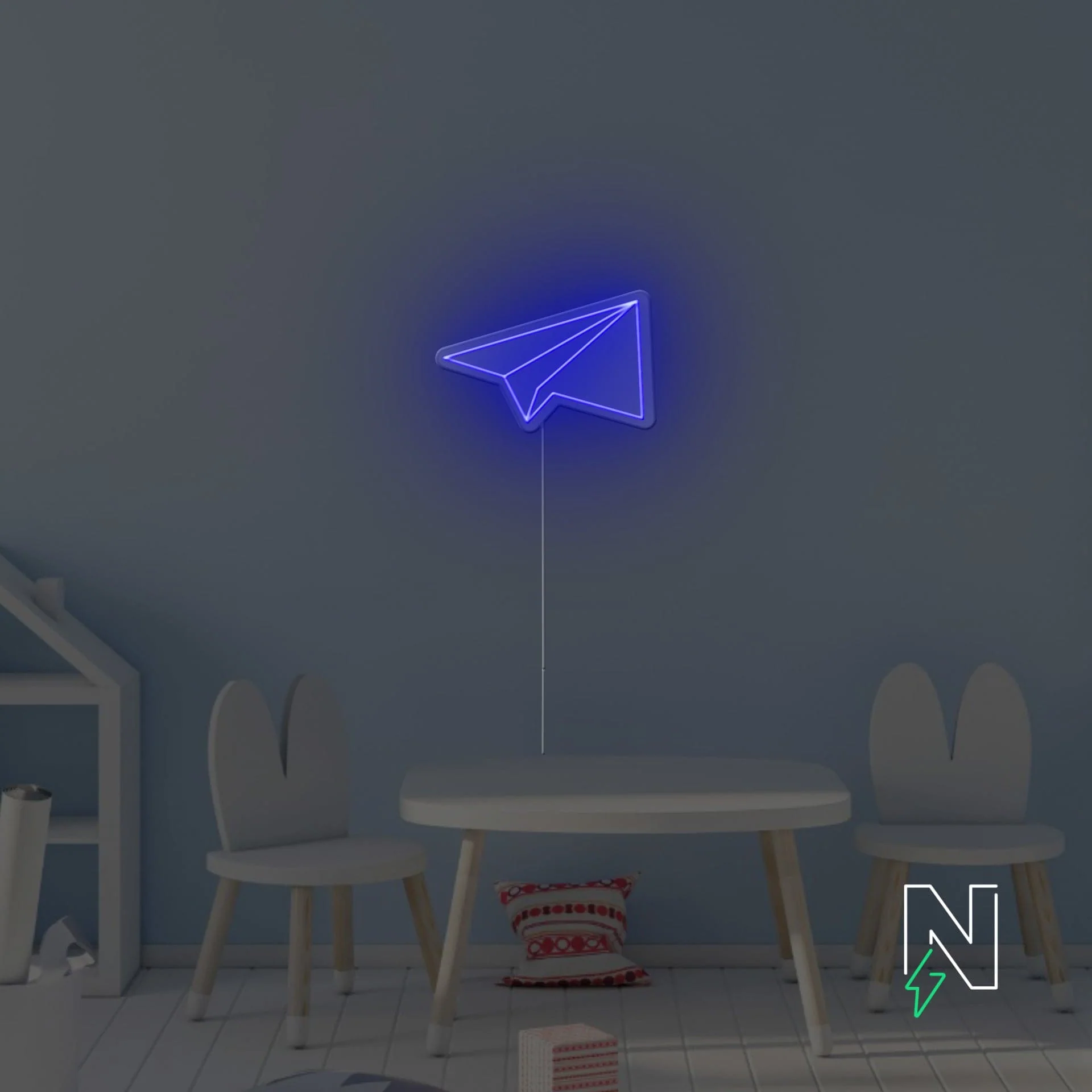 Paper Rocket Neon Sign - Image 3
