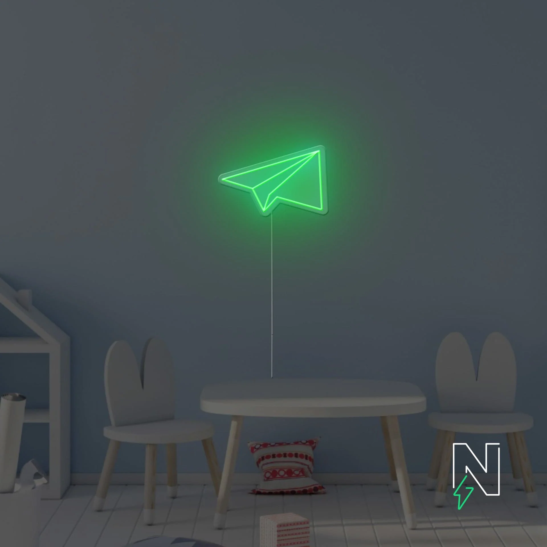 Paper Rocket Neon Sign - Image 4