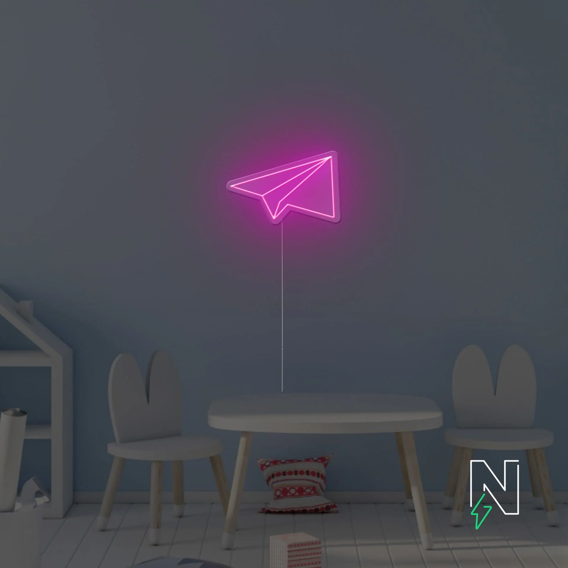 Paper Rocket Neon Sign - Image 5