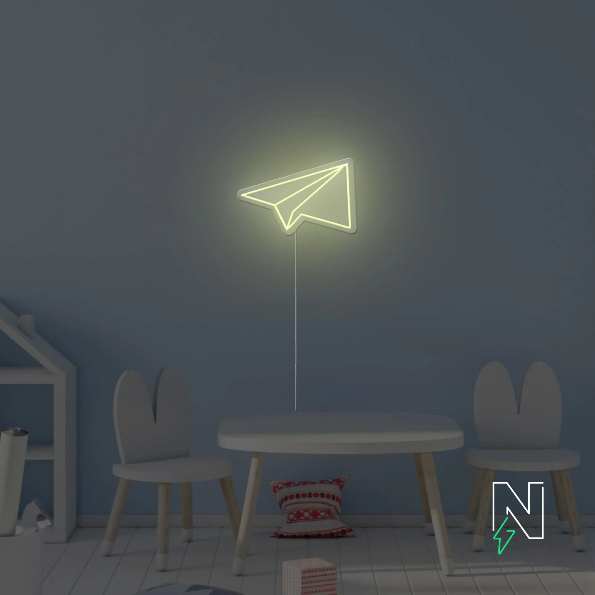 Paper Rocket Neon Sign - Image 6