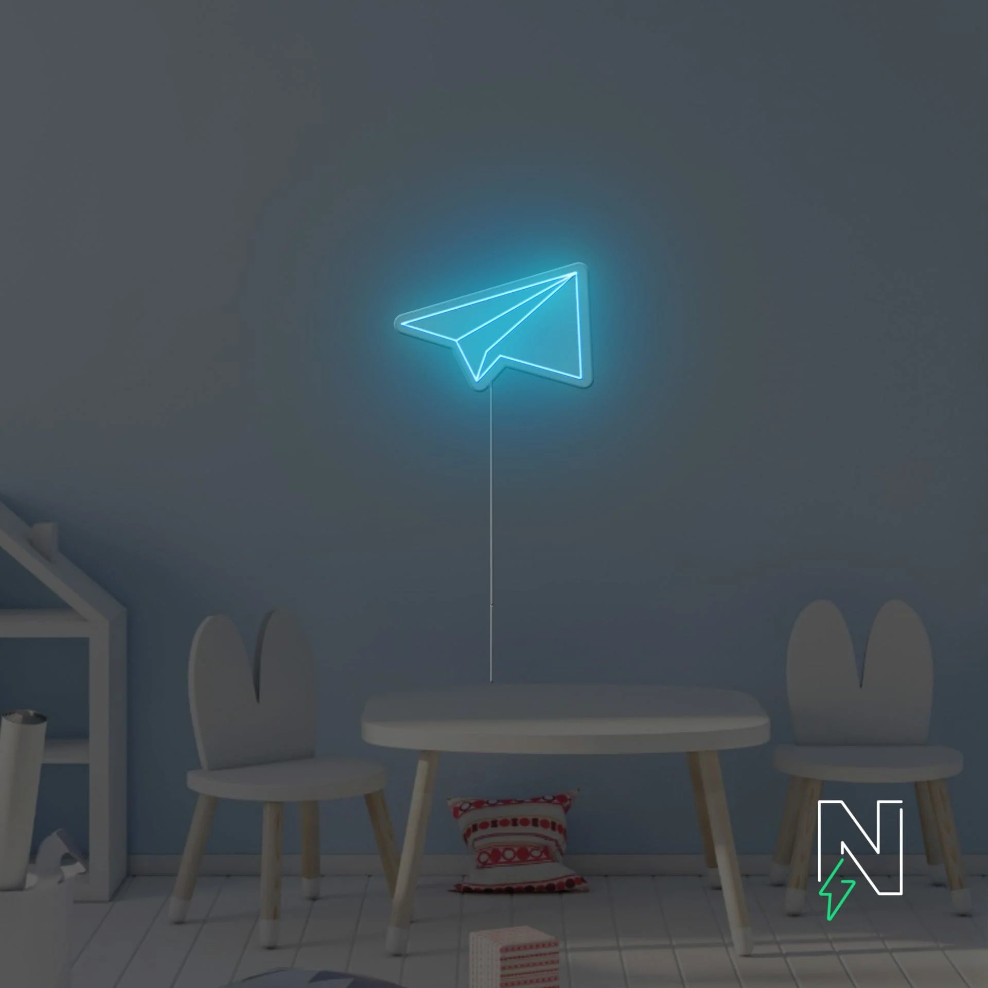 Paper Rocket Neon Sign - Image 8