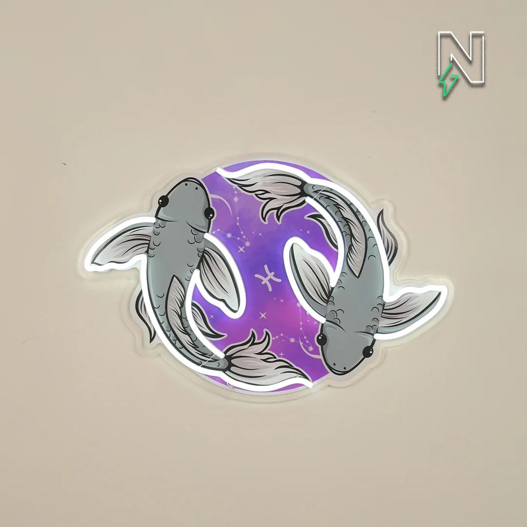 Pisces Neon Sign - Image 2