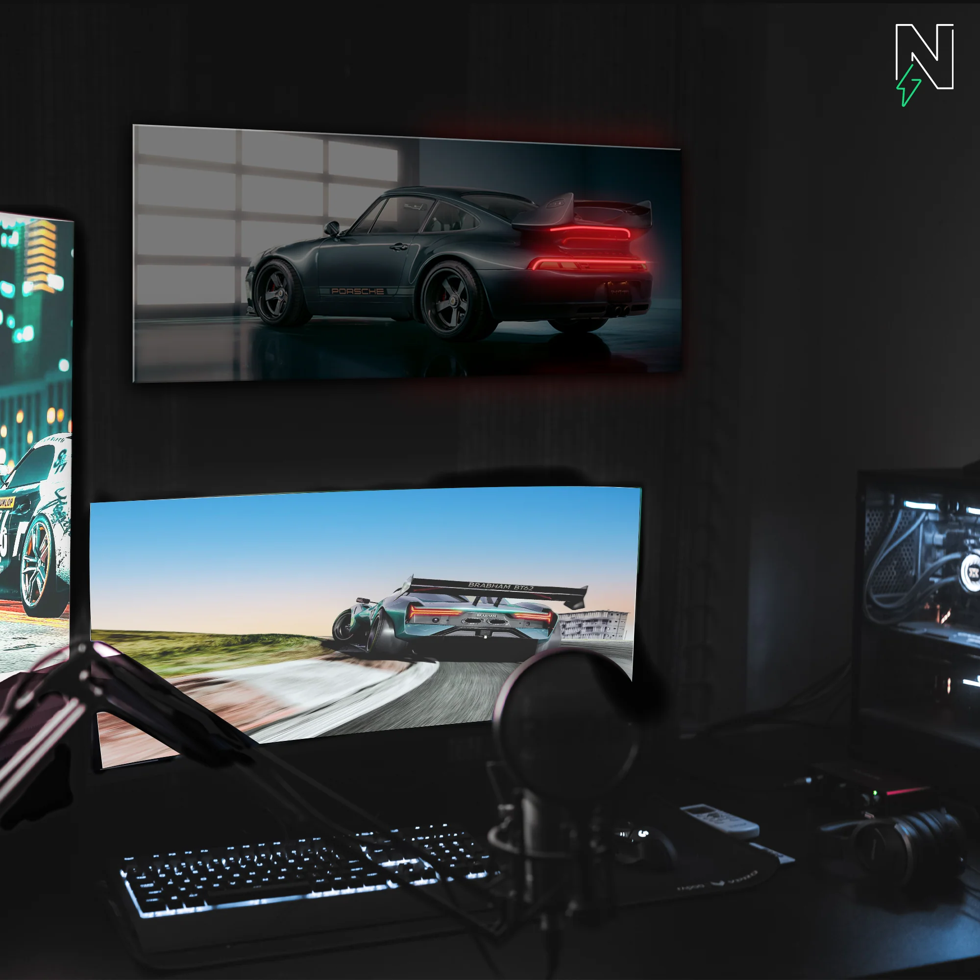 Porsche V2 LED Neon Art - Image 3