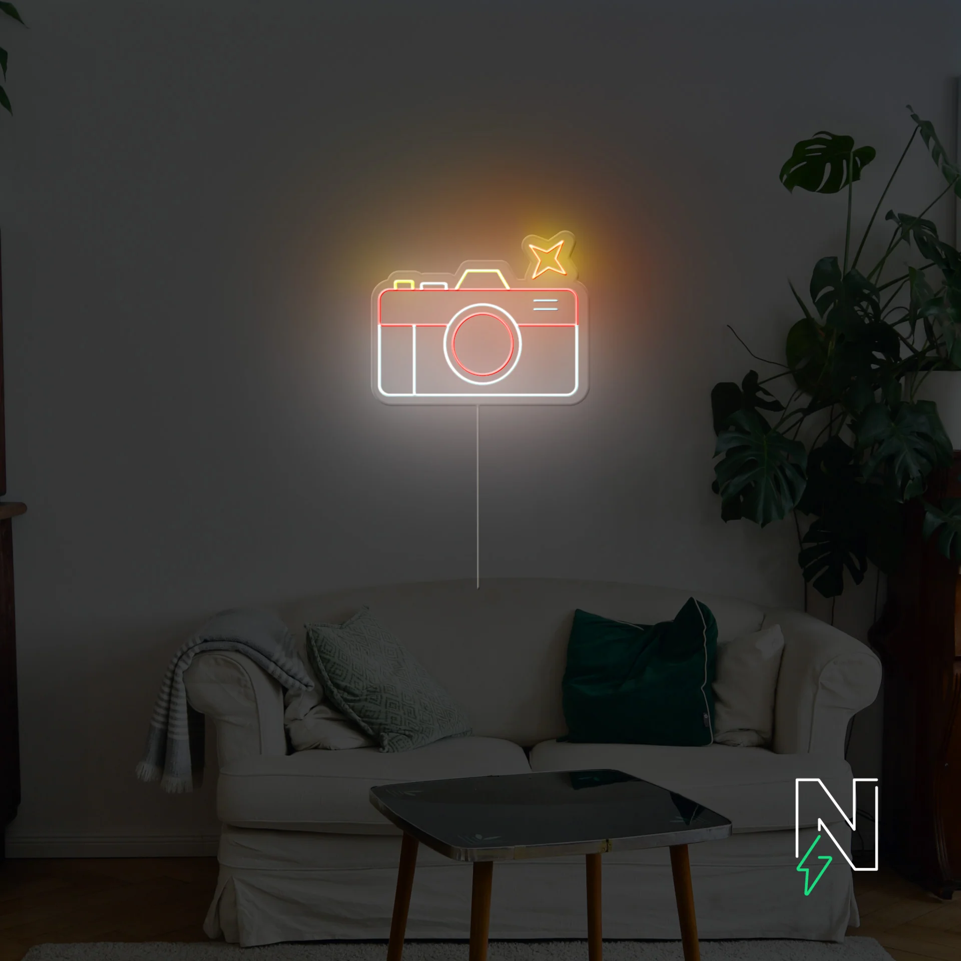 Retro Camera Neon Sign - Image 4