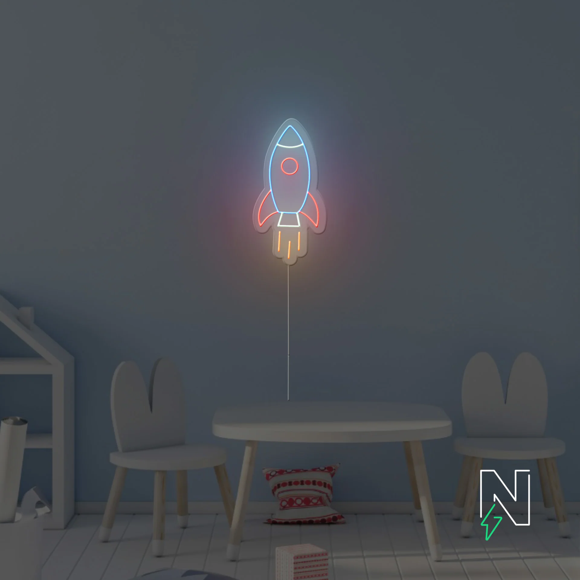 Rocket Neon Sign - Image 2