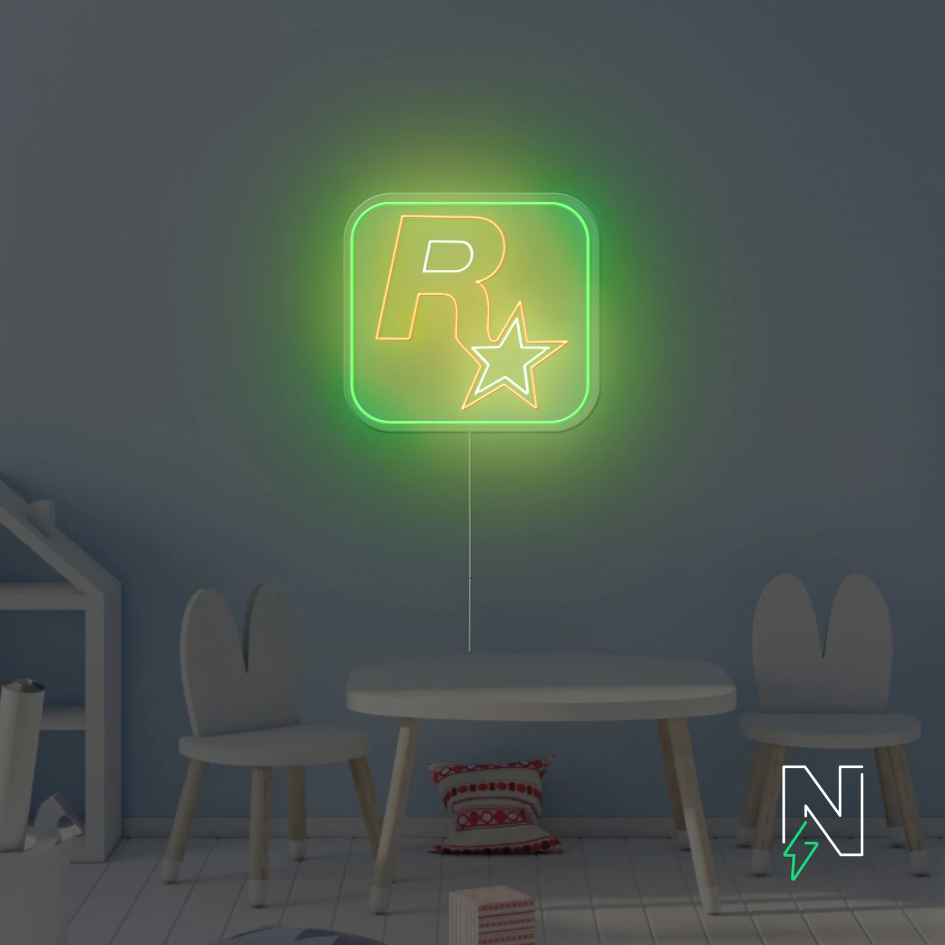 Rockstar Gaming Neon Sign - Image 2