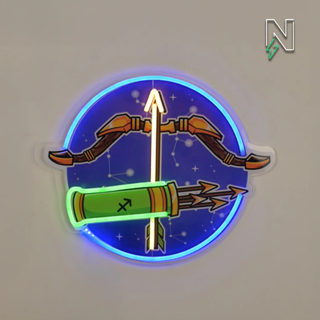 Sagittarius Neon Sign - Image 2