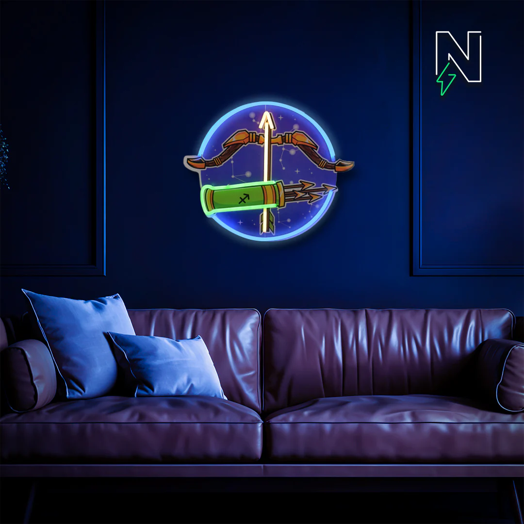 Sagittarius Neon Sign - Image 3