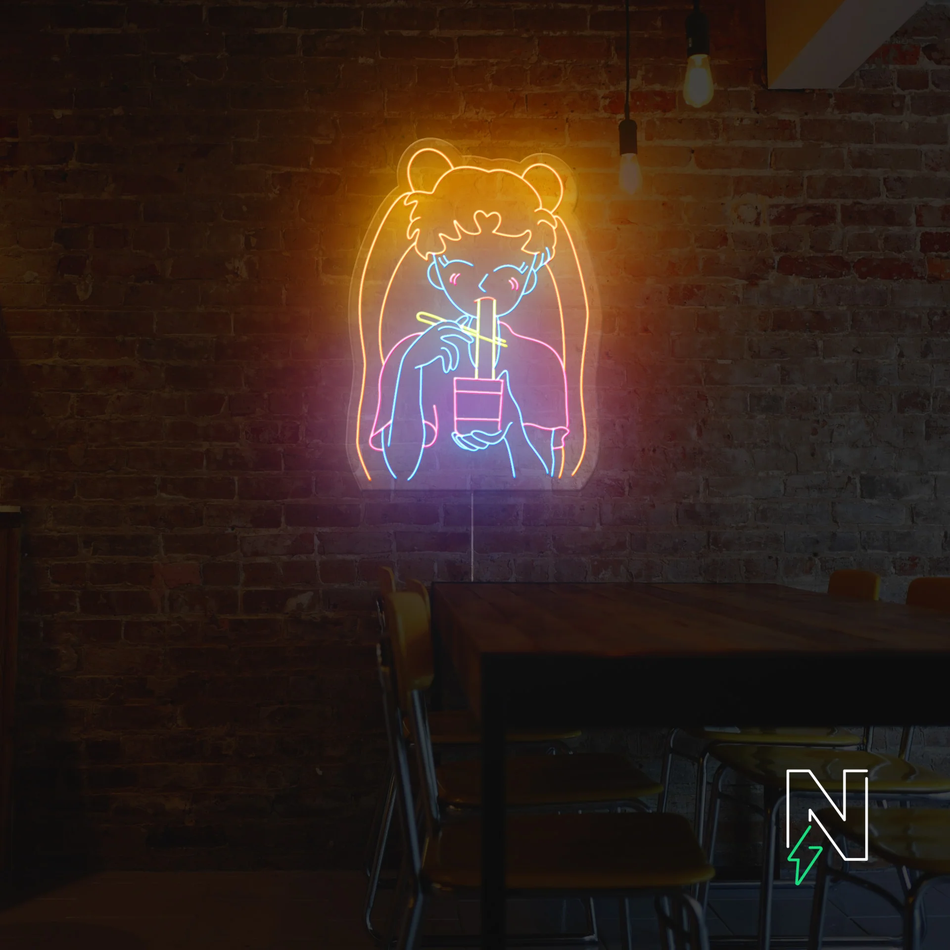 Sailor Moon Neon Sign - Image 2